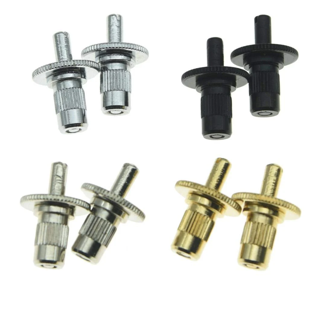 Dopro Pack of 2 Nashville Style Guitar Tune-o-matic Bridge Posts Guitar Bridge Studs Bridge Post with Anchors for USA Les Paul Nickel - Image 6