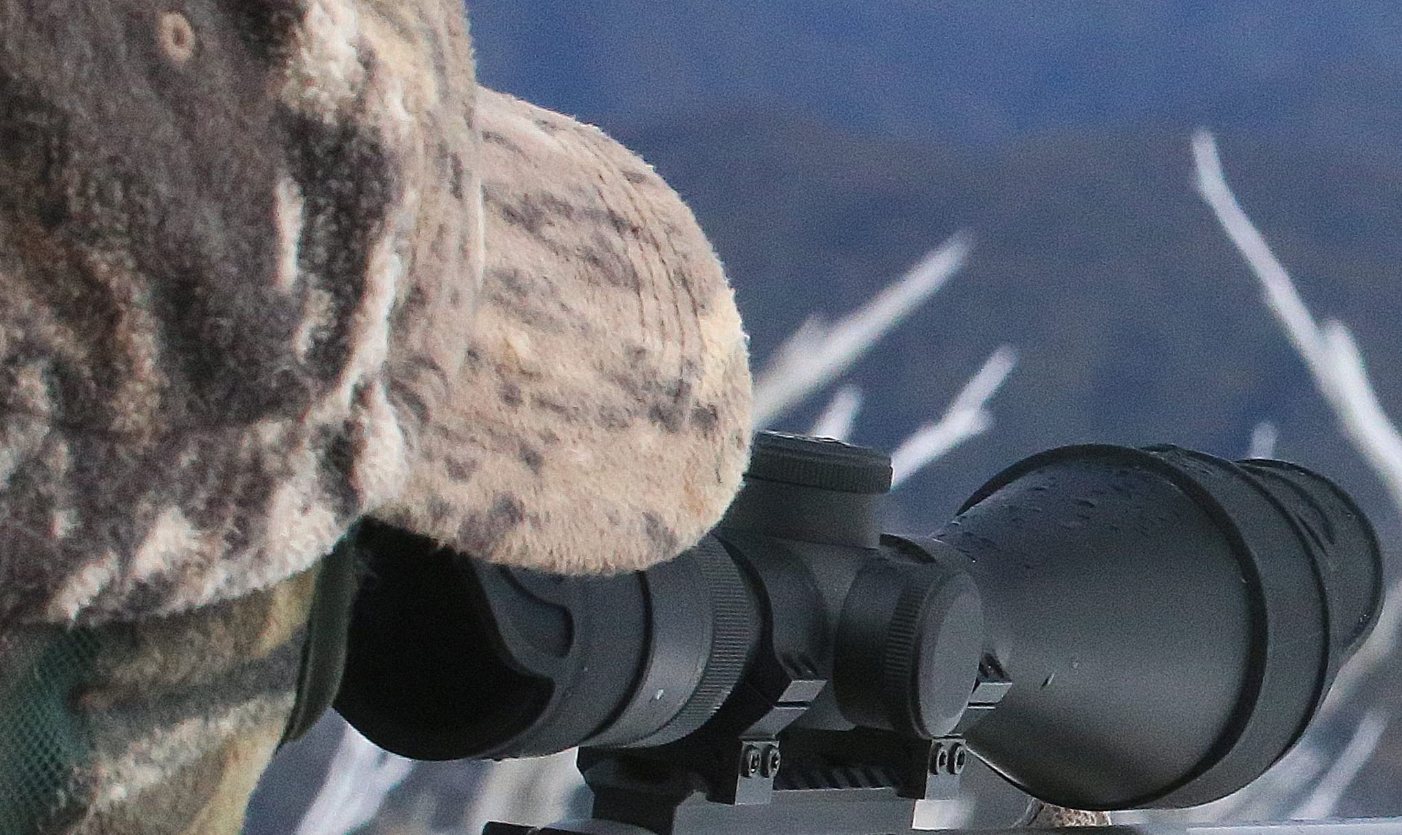 Down Under Outdoors Silicone Rubber Rifle Scope Binocular Cover, Sunshade, Rain Cap, Eye Piece, Objective Lens, Spotting Optics, Tactical Flip Up Protector, 40mm 44mm 50mm 56mm 69mm, Sold Individually Medium (outside diameter 46 to 56 mm) - Image 5