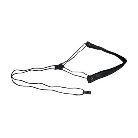 Dp Music Guitar Strap for Classical Guitar or Ukulele w/Soundhole Hook, Black