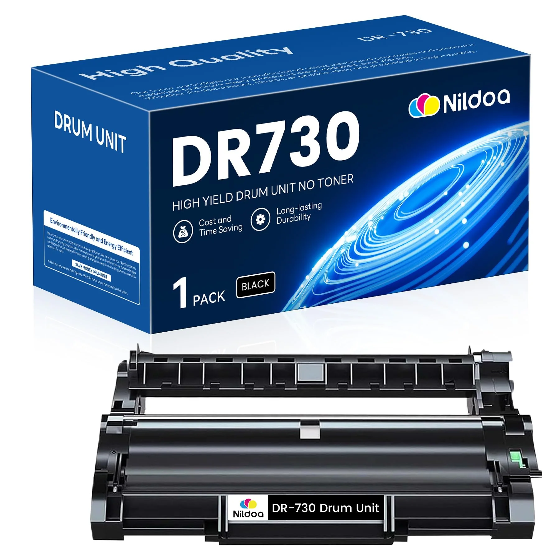 DR-730 DR730 Drum Unit [Not Toner] Replacement for Brother DR730 DR-730 DR 730 HL-L2370DW MFC-L2710DW MFC-L2750DW Printer Drum, 1 Pack
