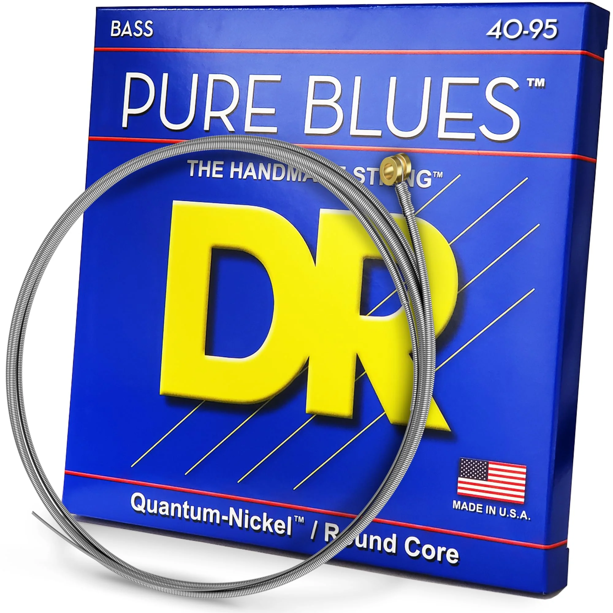 DR Strings Pure Blues Victor Wooten Signature 40-95 Bass Guitar Strings (PBVW-40) .040-.095