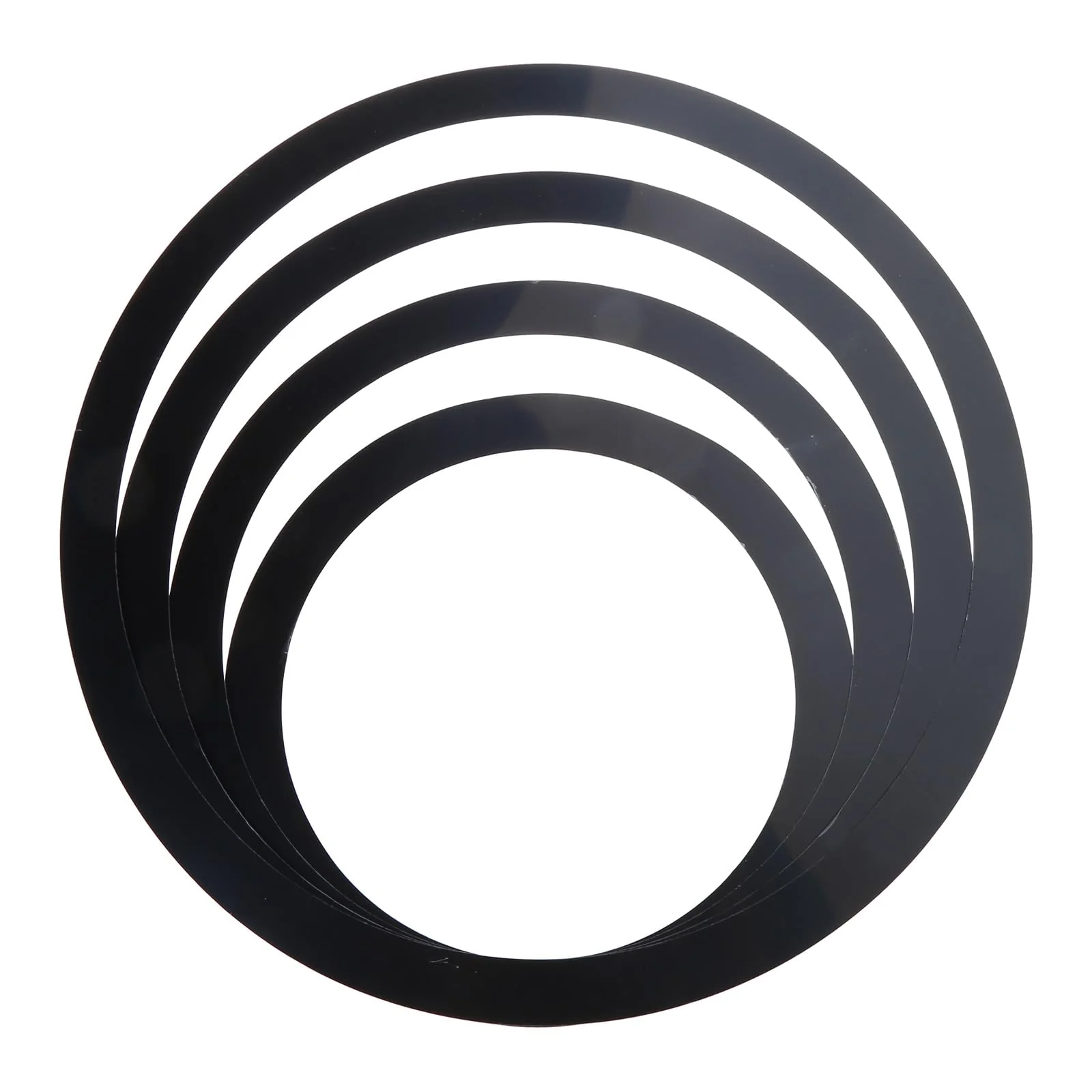Drum Mute Rings Drum Muffler Rings Drum Silencers Drum Percussion Accessories Drum Mute Pads for Drums Tone Control, Black - Image 4
