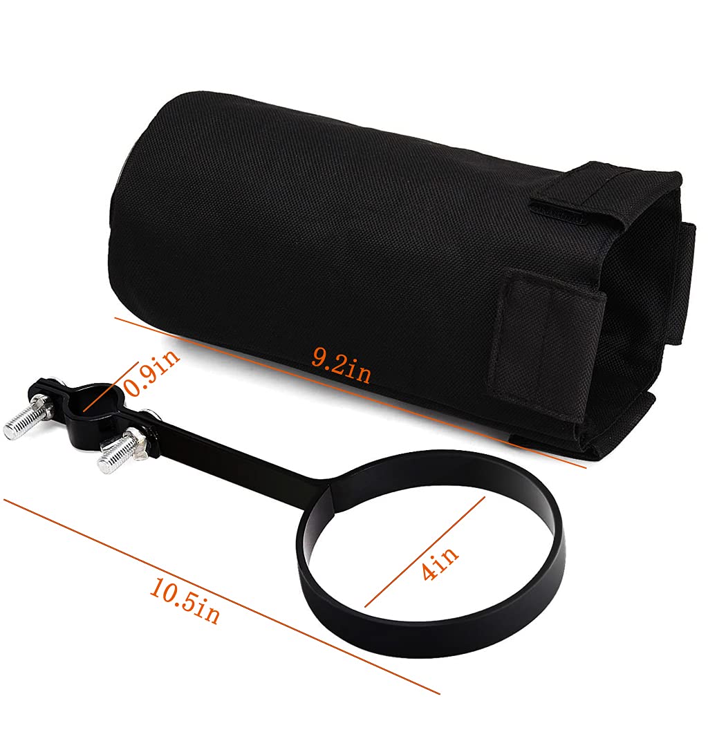 Drumstick Holder, Drum Sticks Holder for Drum Set Drum Stick Holder Screw Fixation Bag Container - Image 2