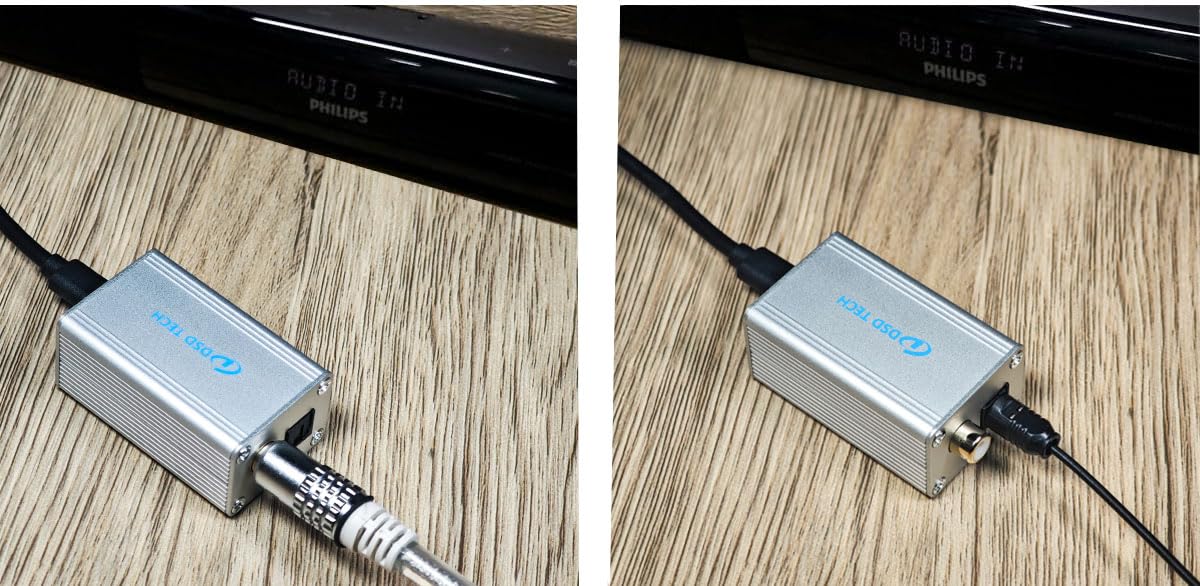 DSD TECH SH-AU01A USB to TOSLINK Coaxial Optical Audio Adapter - Image 5