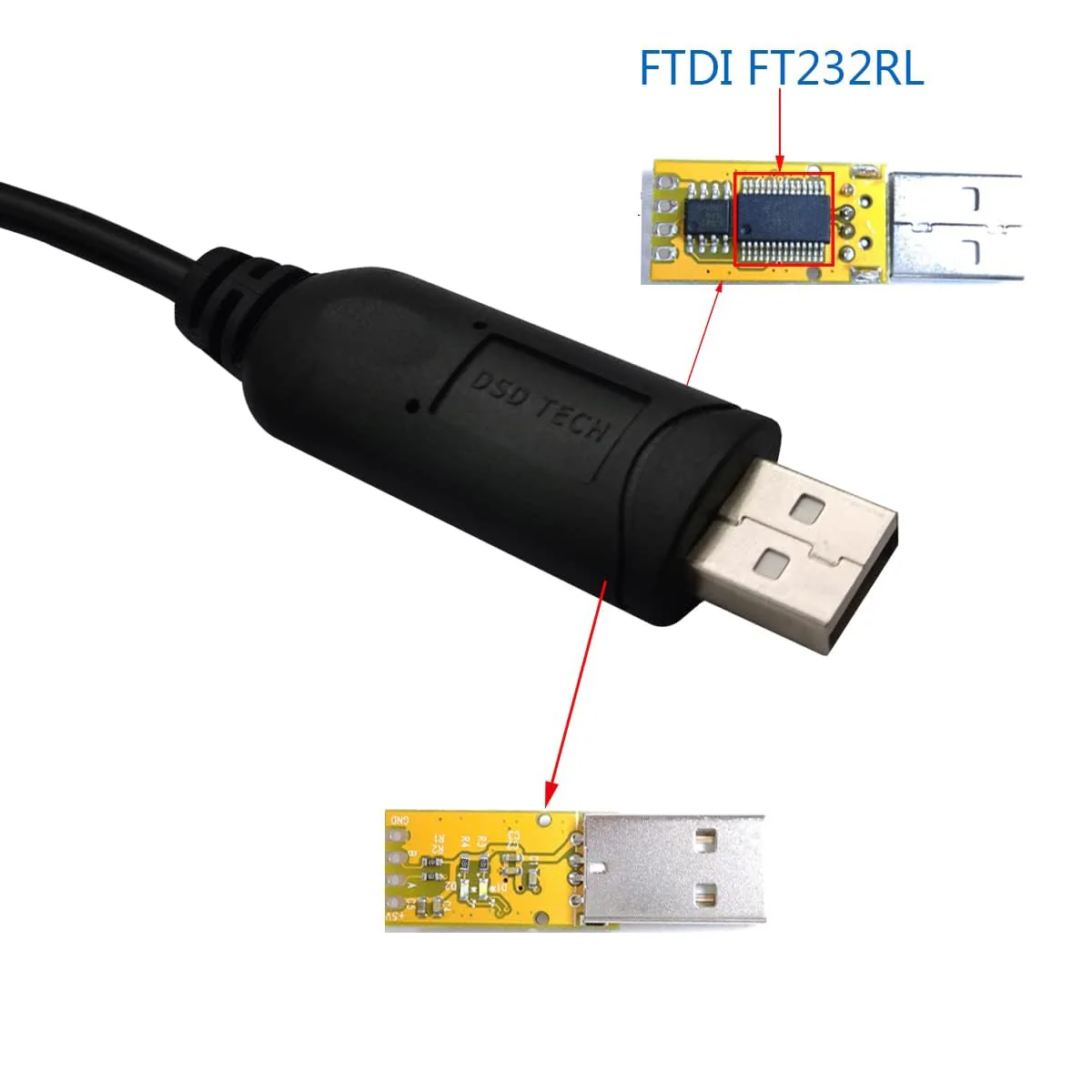 DSD TECH USB to DMX Interface Cable with FTDI Chip - 5.9FT - Image 2