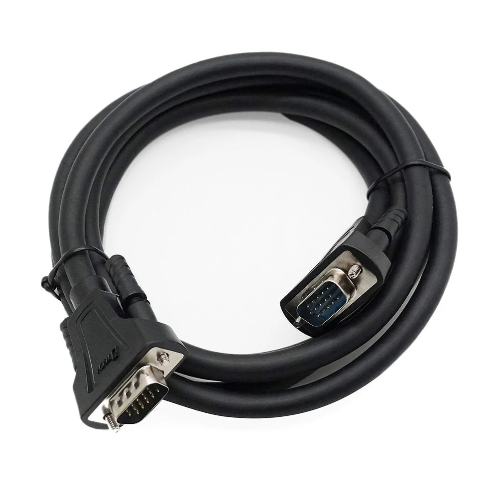 DTech 3 Feet SVGA VGA Computer Monitor Cable Male to Male Supports 1080p High Resolution (1 Meter, Black) 3ft - Image 6
