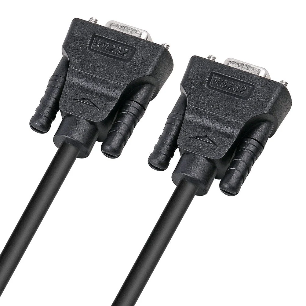 DTech 5 Feet RS232 Serial Cable Female to Female 9 Pin Straight Through (Black, 1.5 Meter) 5ft - Image 5