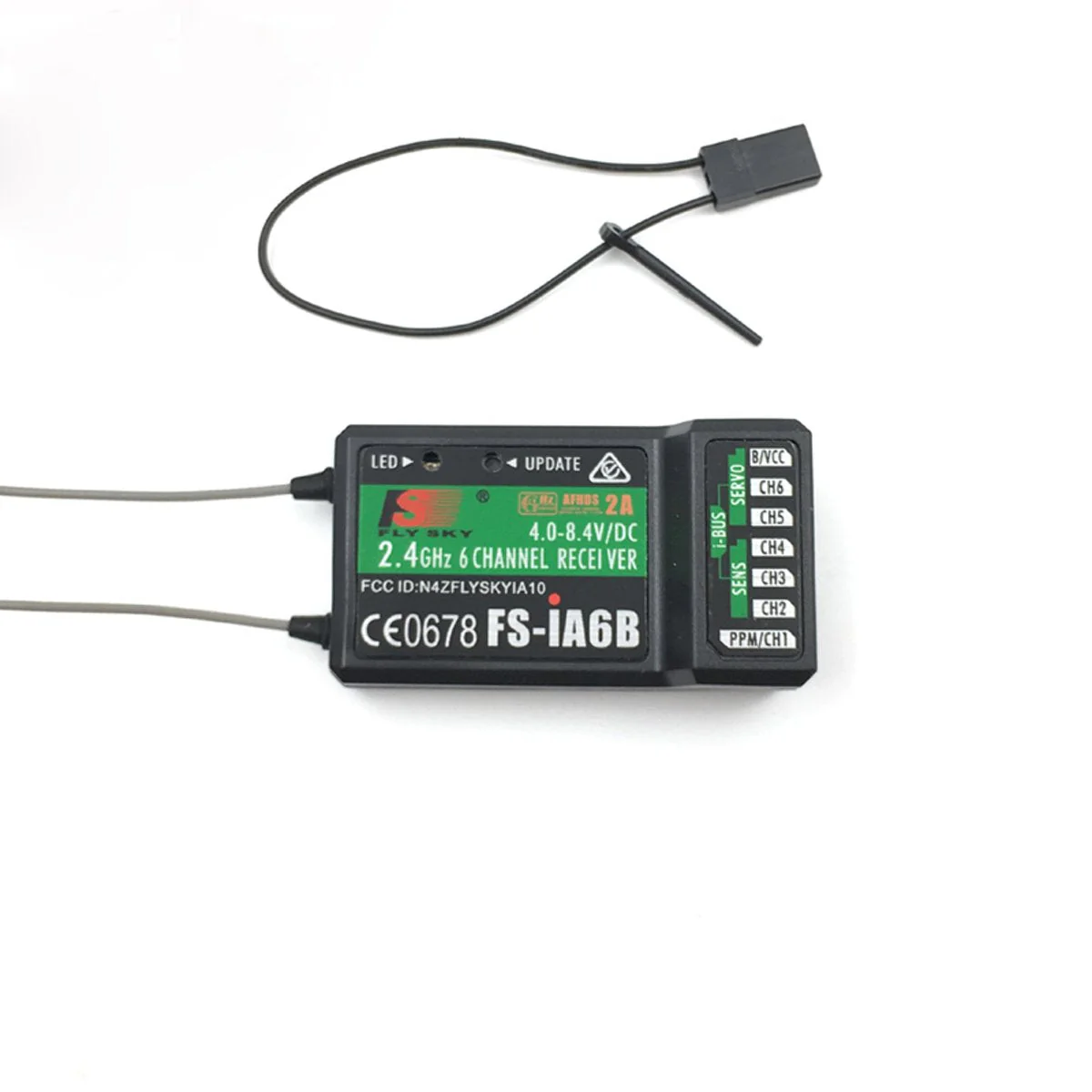 DTXMX Flysky Receiver FS-iA6B 2.4G AFHDS 2A 6Channels Support PWM/PPM/i-Bus Output Compatible Flysky FS-i6 FS-i6X FS-i6S and i10 RC Radio Transmitter - Image 2