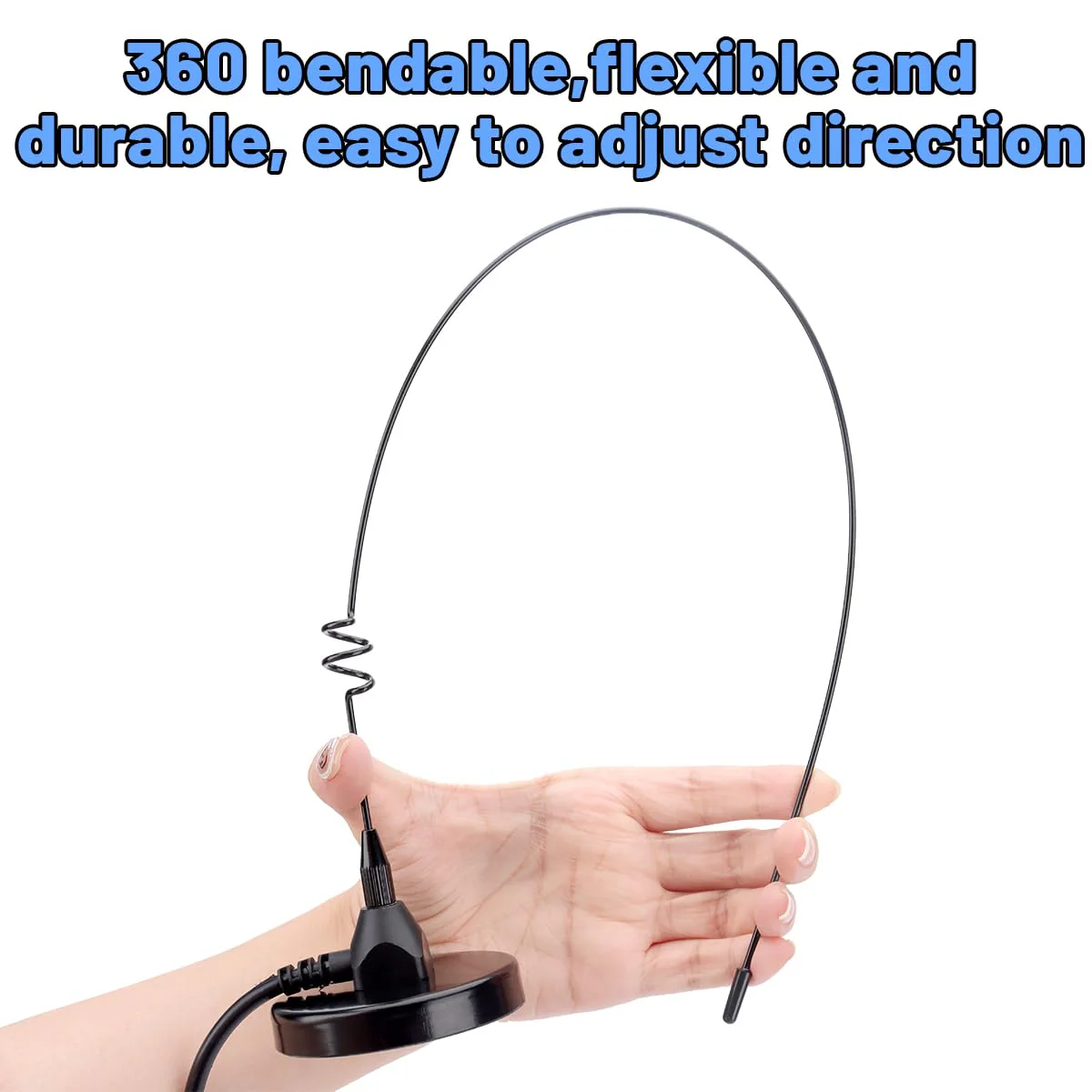Dual Band Mobile Radio Magnetic Base Heavy Duty Mount Whip Antenna Kit with PL-259 Connector,16.4ft RG58 Cable Compatible for VHF UHF GMRS Car Truck Handheld Ham Radio Two Way Radios Antennas - Image 6
