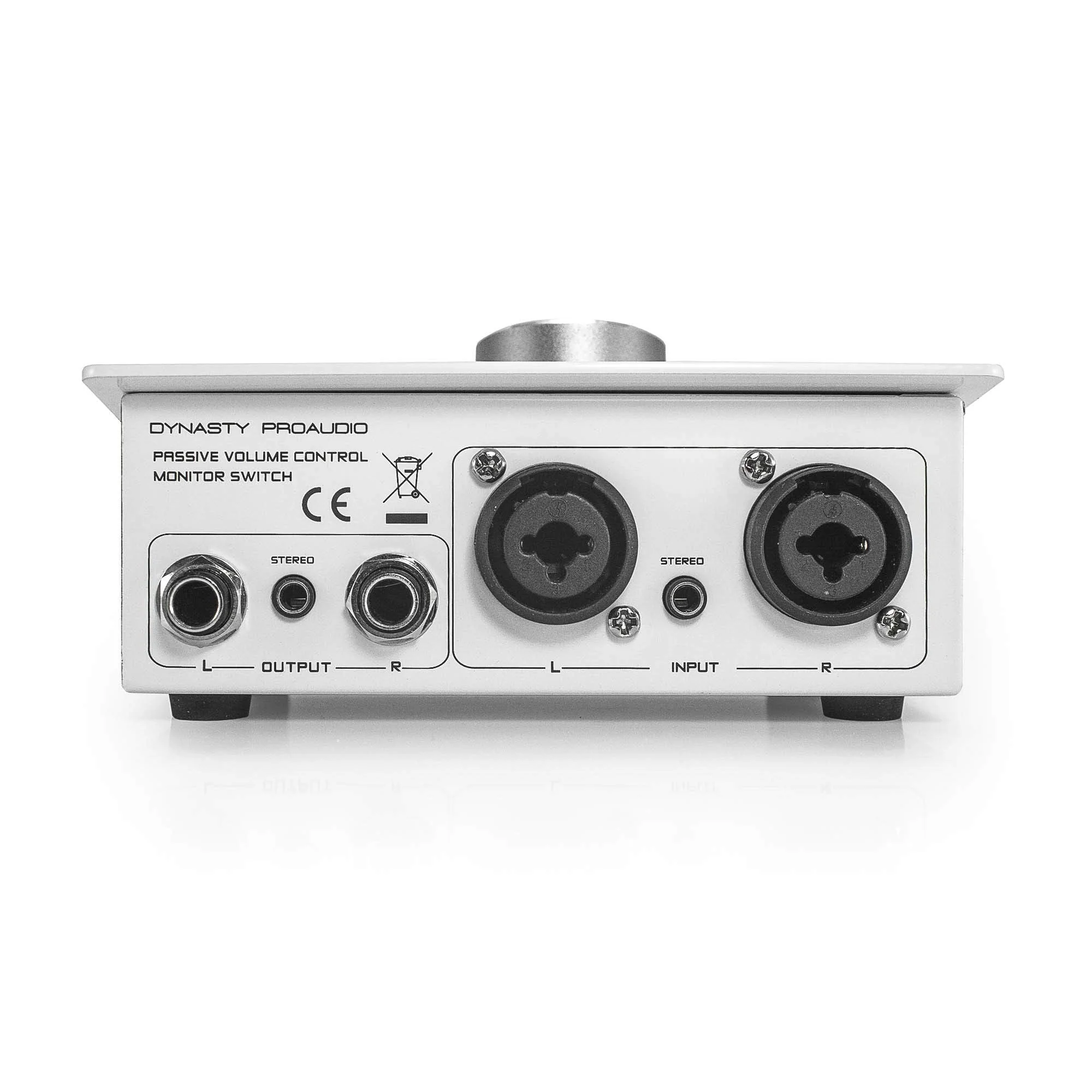 DYNASTY PROAUDIO PMC-1 Premium Passive Stereo Monitor Volume Controller With Large Volume Knob For Extremely Precise Level Adjustments 1x1 - Image 5