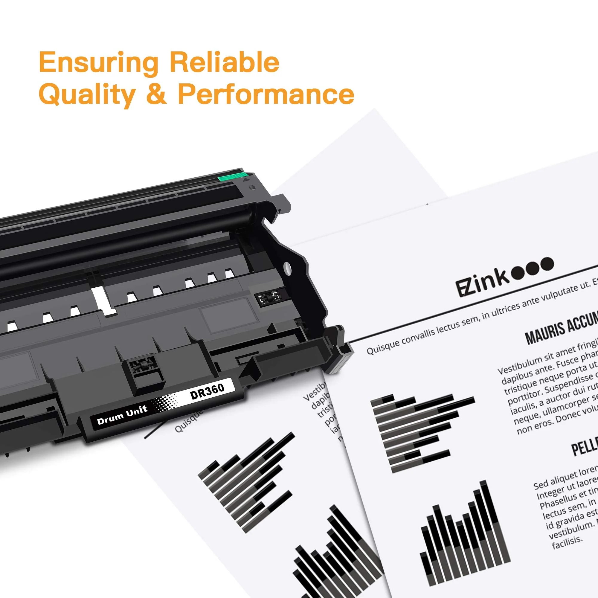 E-Z Ink (TM Compatible Drum Unit Replacement for Brother DR360 DR 360 to use with DCP-7040 DCP-7030 MFC-7840W MFC-7340 MFC-7440N HL-2140 HL-2170W HL-2150N (1 Drum Unit) - Image 7