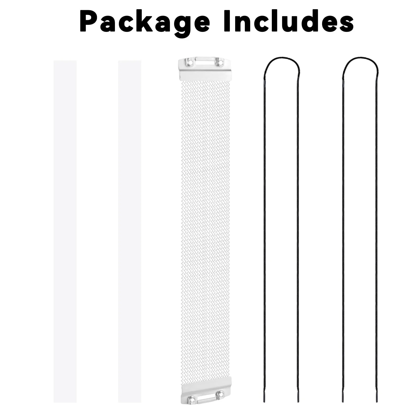 EASTROCK Snare Drum Wires Snare Wire Drum Wire-20 Strand 14 Inch, Snare Drum Accessories with Snare Wire Straps (Silver 20 Strand) silver 20 strand - Image 3