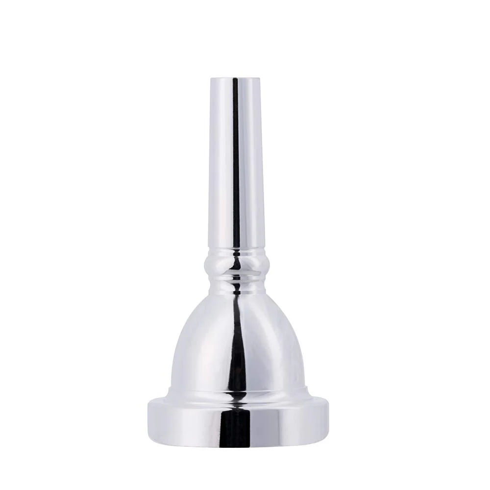 EastRock Standard Tuba Mouthpiece, Silver Plated Tuba Mouthpiece Size U, Tuba Player Replacement Tuba Parts Vacuum Packed JDTB-Standard - Image 4