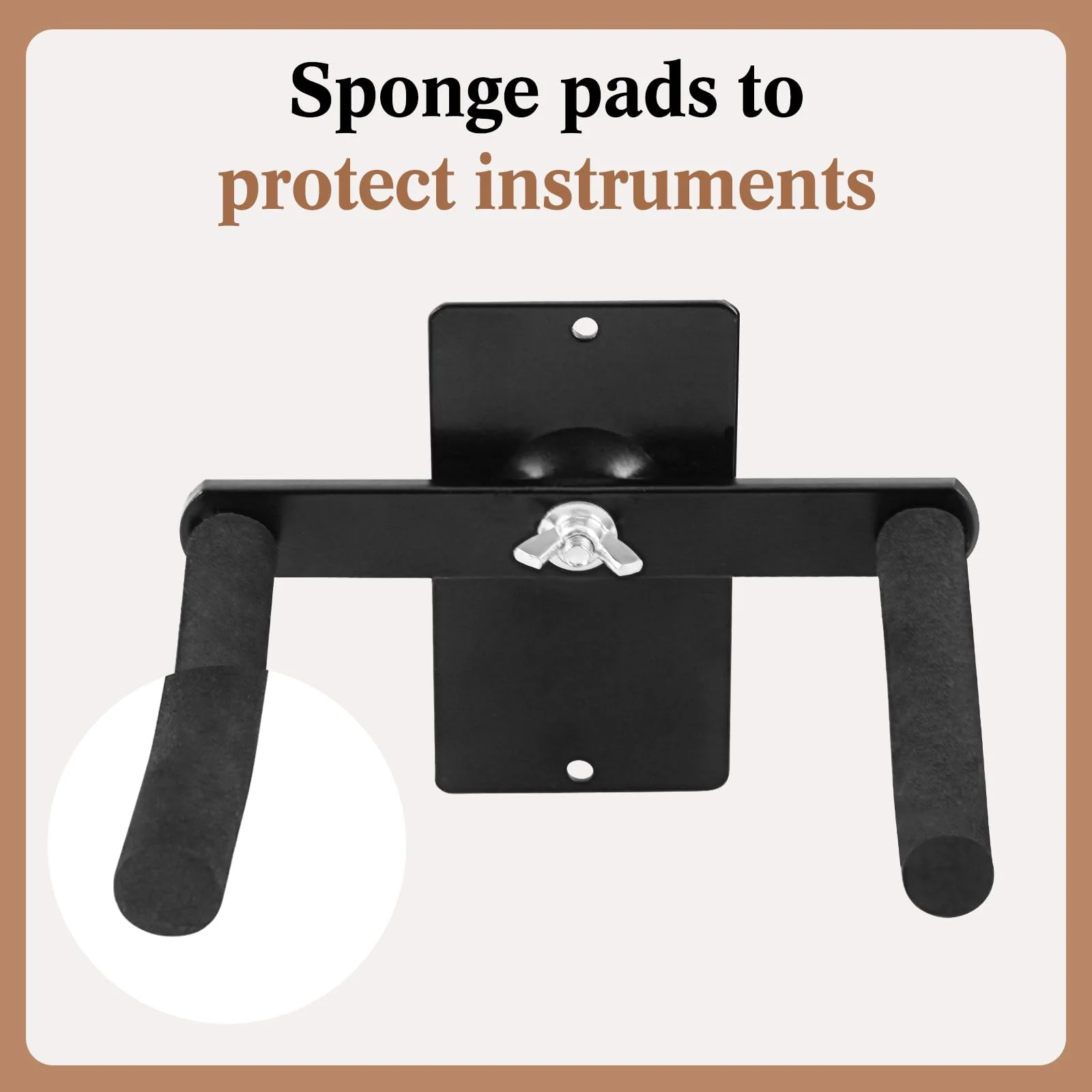 EASTROCK Trumpet Stand,Wall Mount Trumpet,Holder Wall Mounted Instrument 2Pcs Medium - Image 4