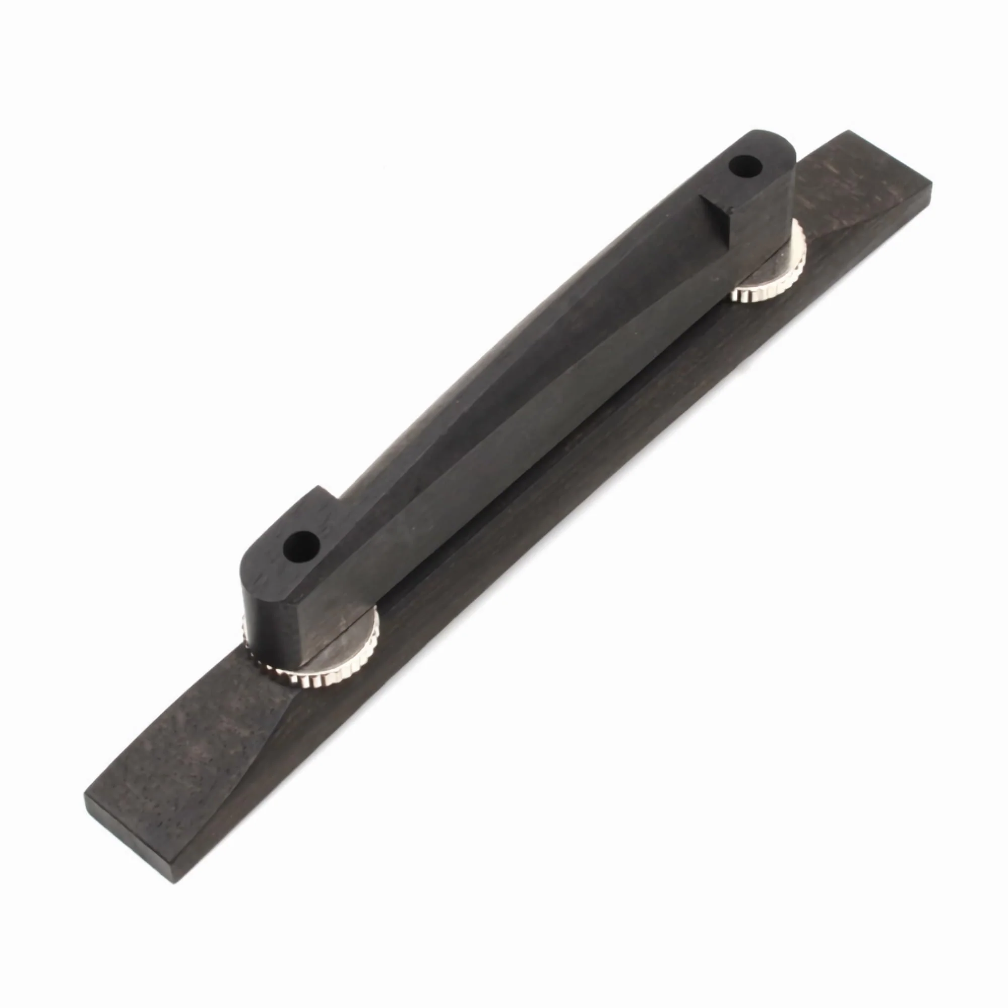 Ebony Jazz Guitar Bridge, Adjustable Bridge for Archtop Guitars Parts Replacement