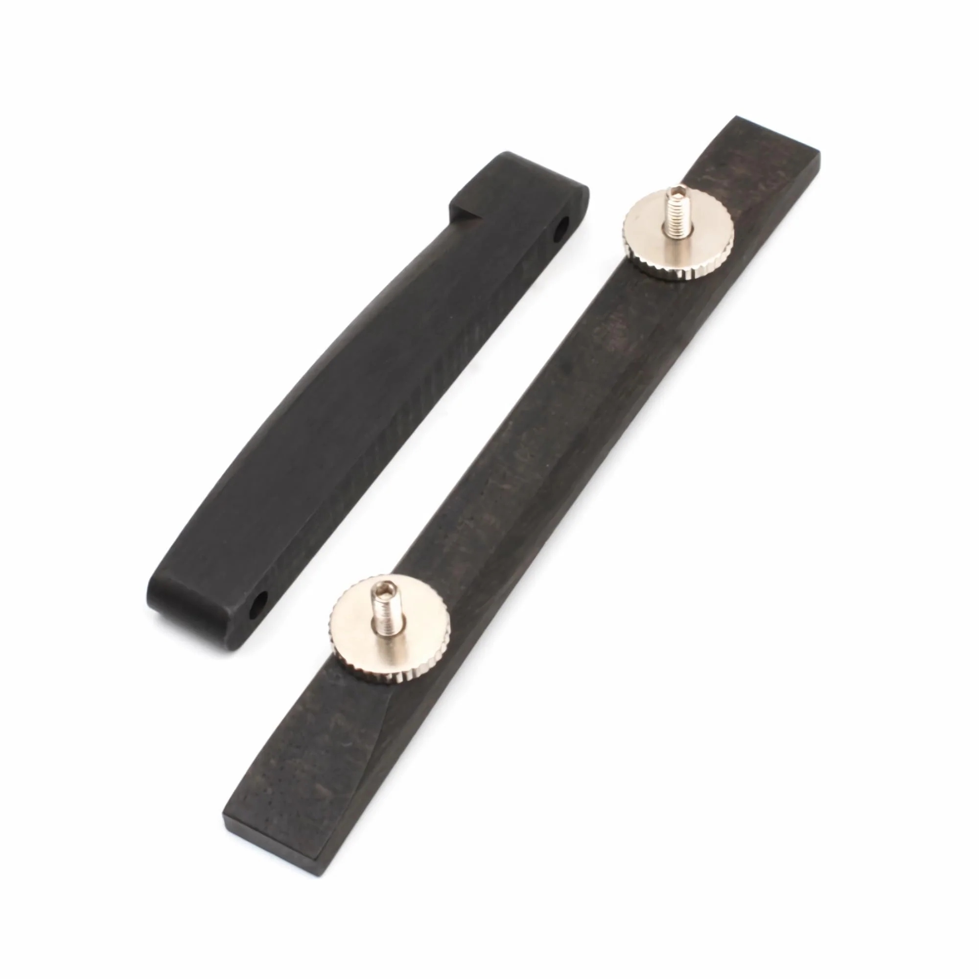 Ebony Jazz Guitar Bridge, Adjustable Bridge for Archtop Guitars Parts Replacement - Image 3
