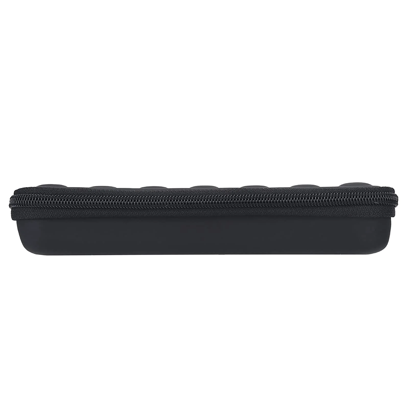 eboxer-1 Harmonica Carry Case, PU Leather Zippered Pouch for Harmonica, Harmonicas Storage Case Can Hold 7 Harmonicas, Black - Image 6