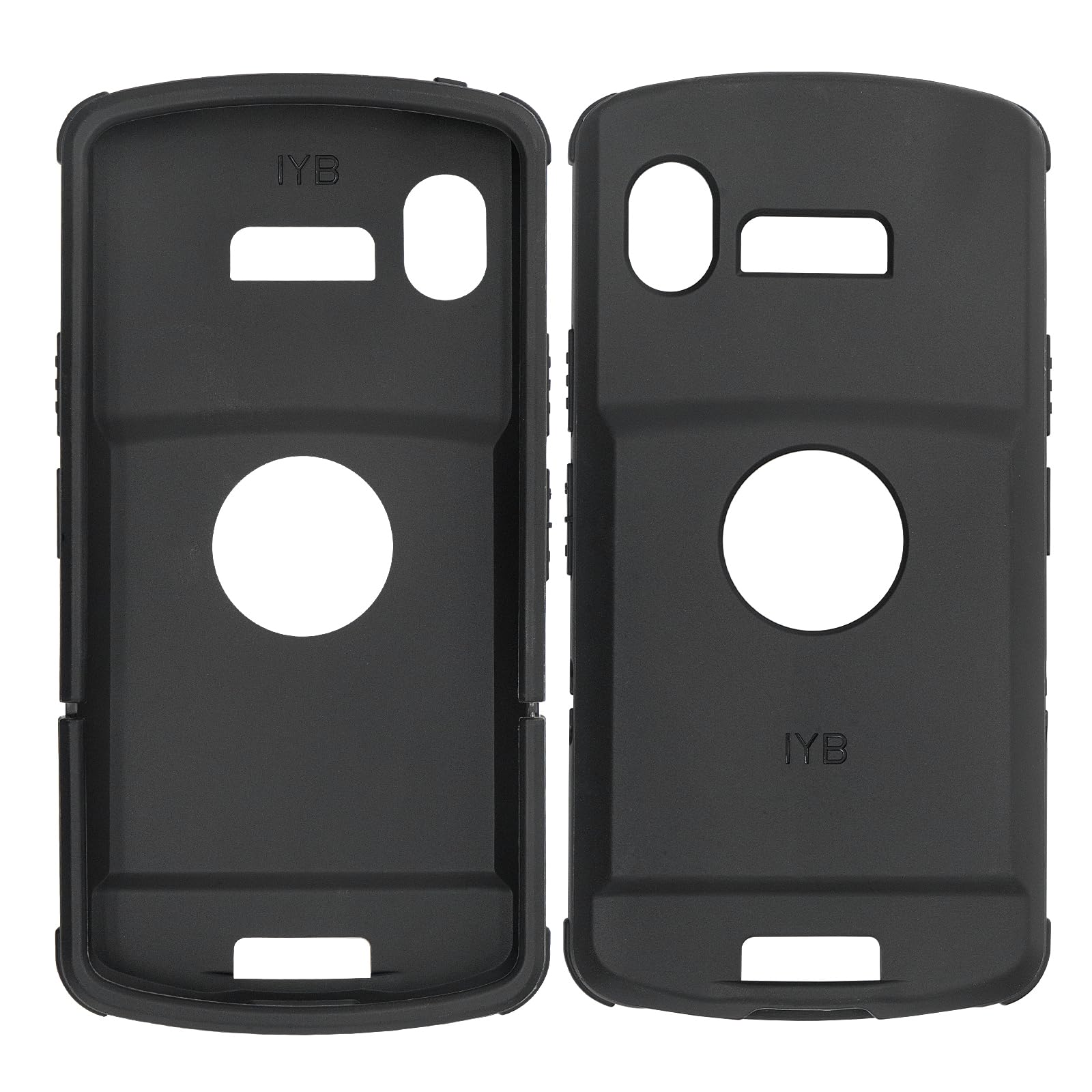 EC50 Protective Cover Rugged Case for Zebra EC50 EC55 Handheld Barcode Scanner Mobile Computer, TPU Rubber Case Black