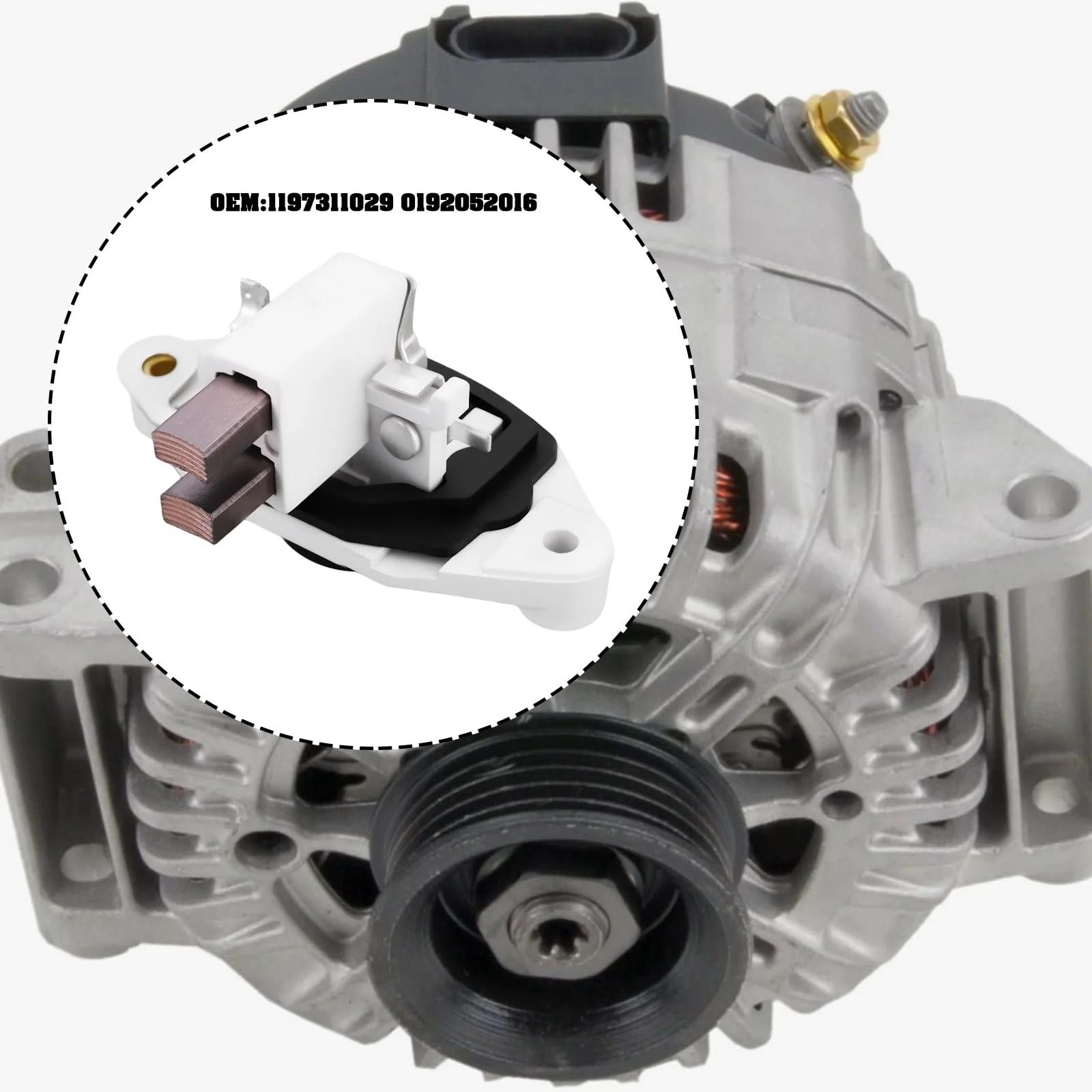 ECSiNG Alternator Generator Regulator 12V 1197311029 0192052016 Compatible with Bosch Generators Related Vehicles Power Equipment - Image 2