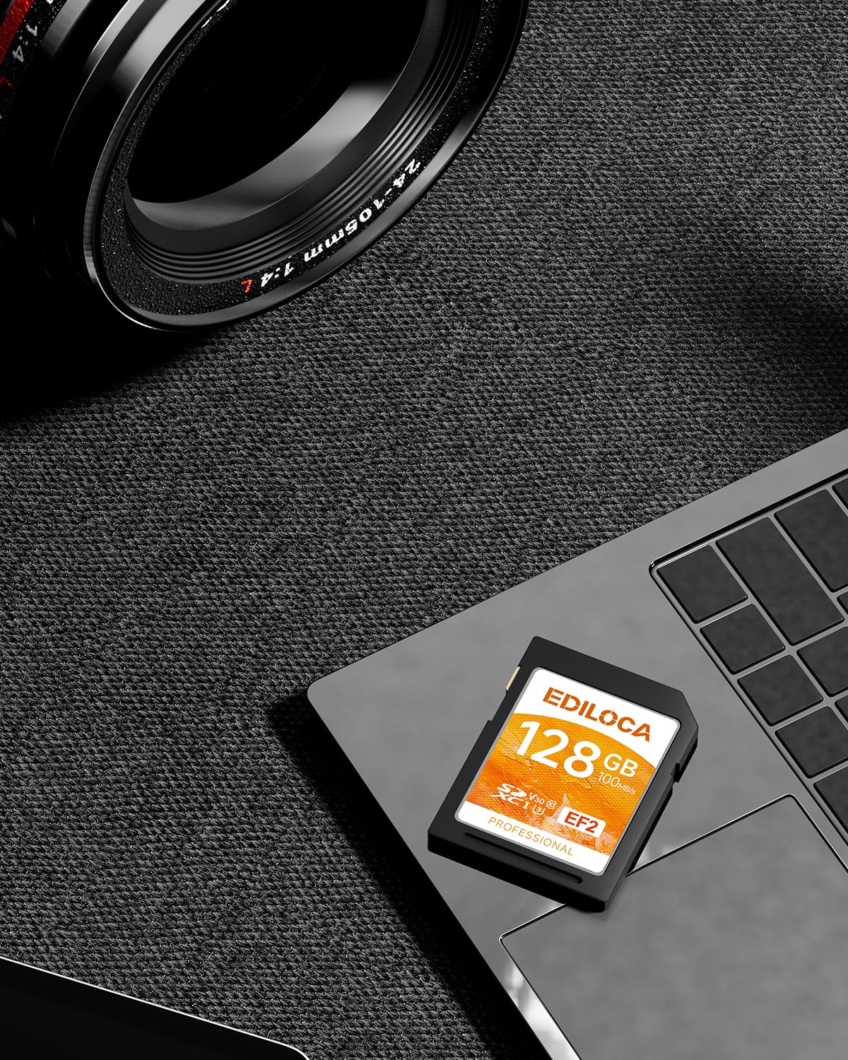 EF2_128GB UHS-I SD Card UHS-I Memory Card Fast Storage, Read Speed 100MB/s, Write Speed 90MB/s, C10, U3, V30, Full-HD & 4K Video, SD Card, Must-Have for Professional Photographers 128GB EF2 -100MB/s - Image 9