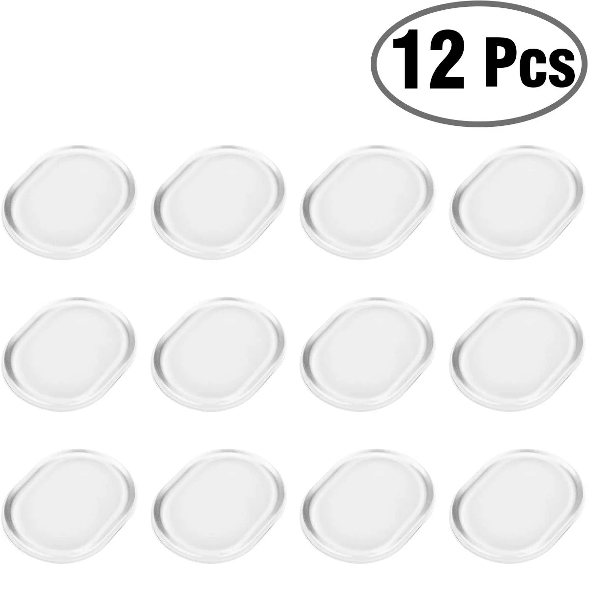 Eison Drum Damper Gel Pads Silicone Drum Dampeners Drum Silencers for Drums Tone Control- Clear 12Pieces 12Pack - Image 2