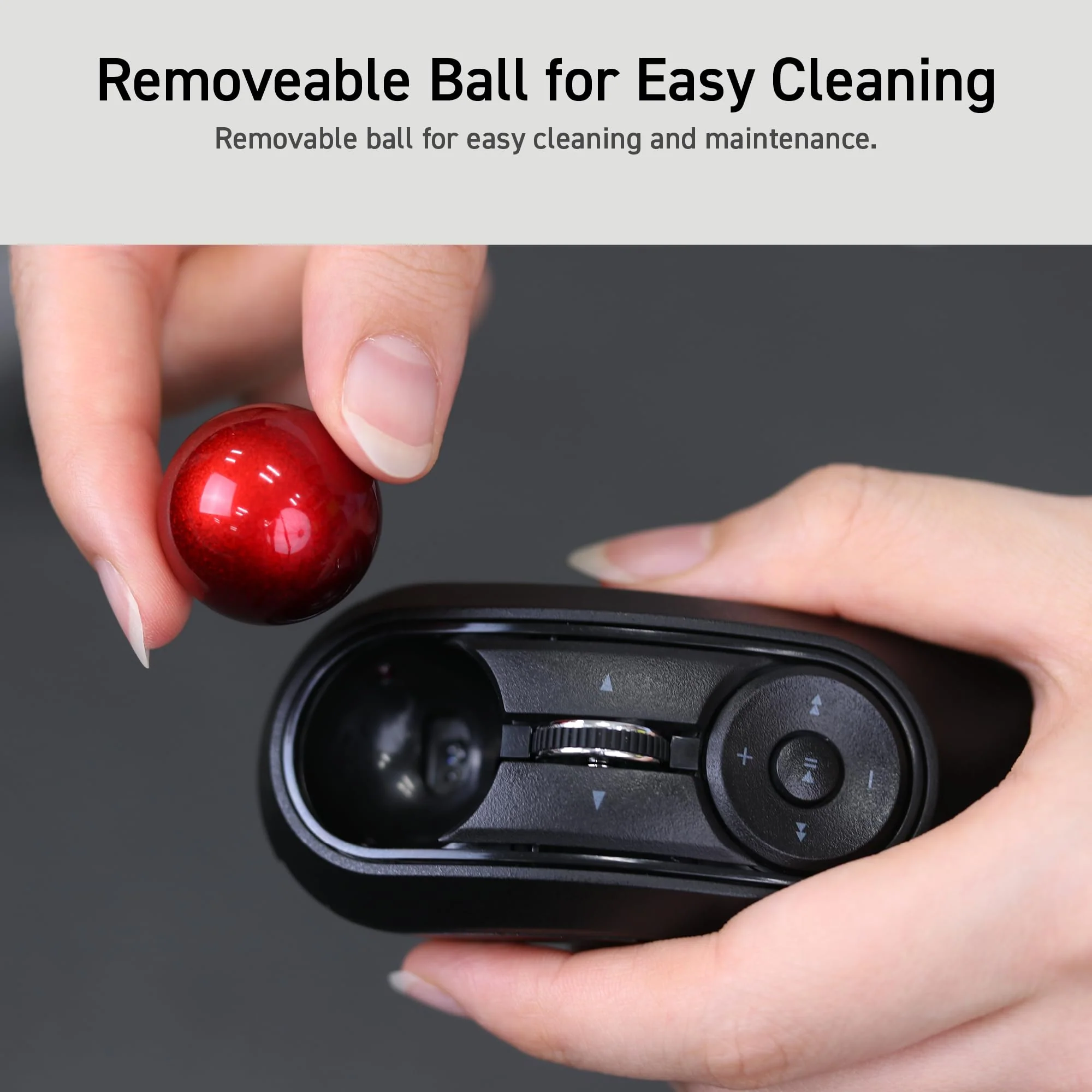 ELECOM Relacon Handheld Trackball Pointer, Ergonomic Thumb Mouse for Right or Left Hand, Bluetooth, 10 Buttons for TV, Presentation, Game, PC & MAC - Image 8