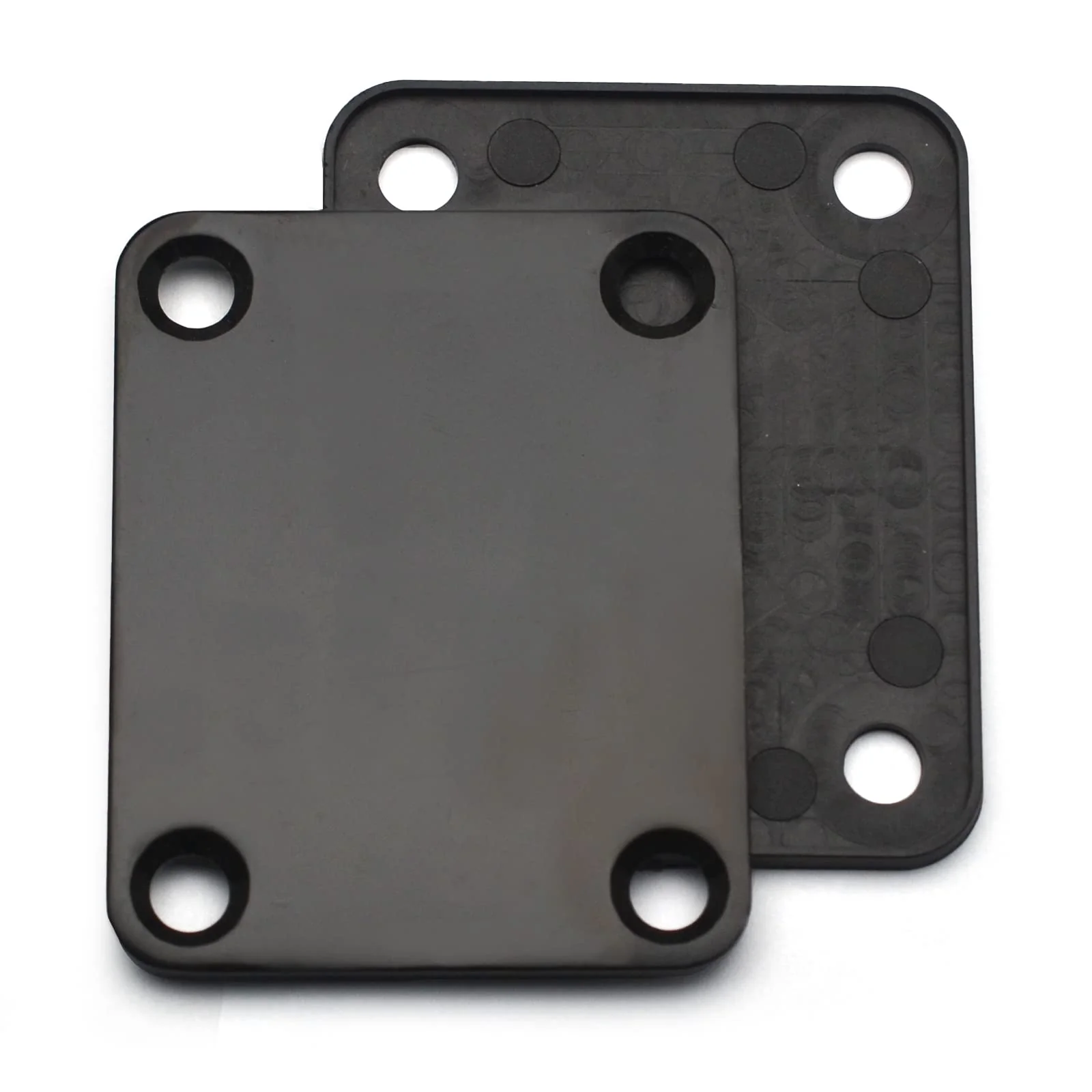 Electric Bass Guitar Neck plate Guitar Neck Joint Connecting Strengthen Plate Guitar Parts (Black) Black - Image 6