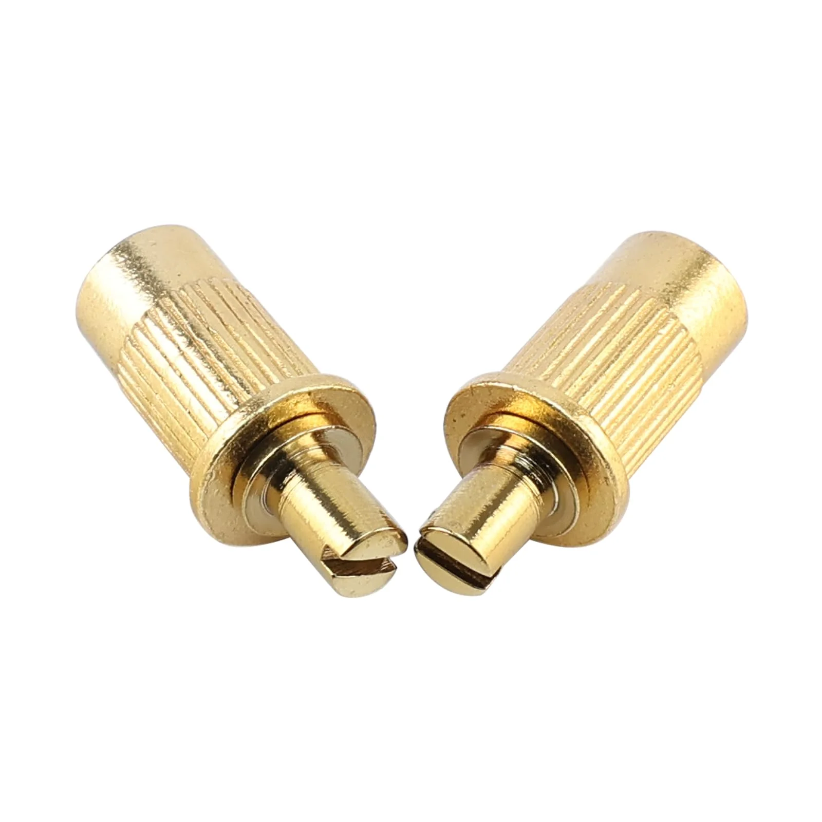 Electric Guitar Bridge Studs Anchors M8 Metric Thread Mounting Studs and Inserts Bushings Compatible with Les Paul Lp Ep Style Electric Guitar Bridges Parts Replacement Gold - Image 4