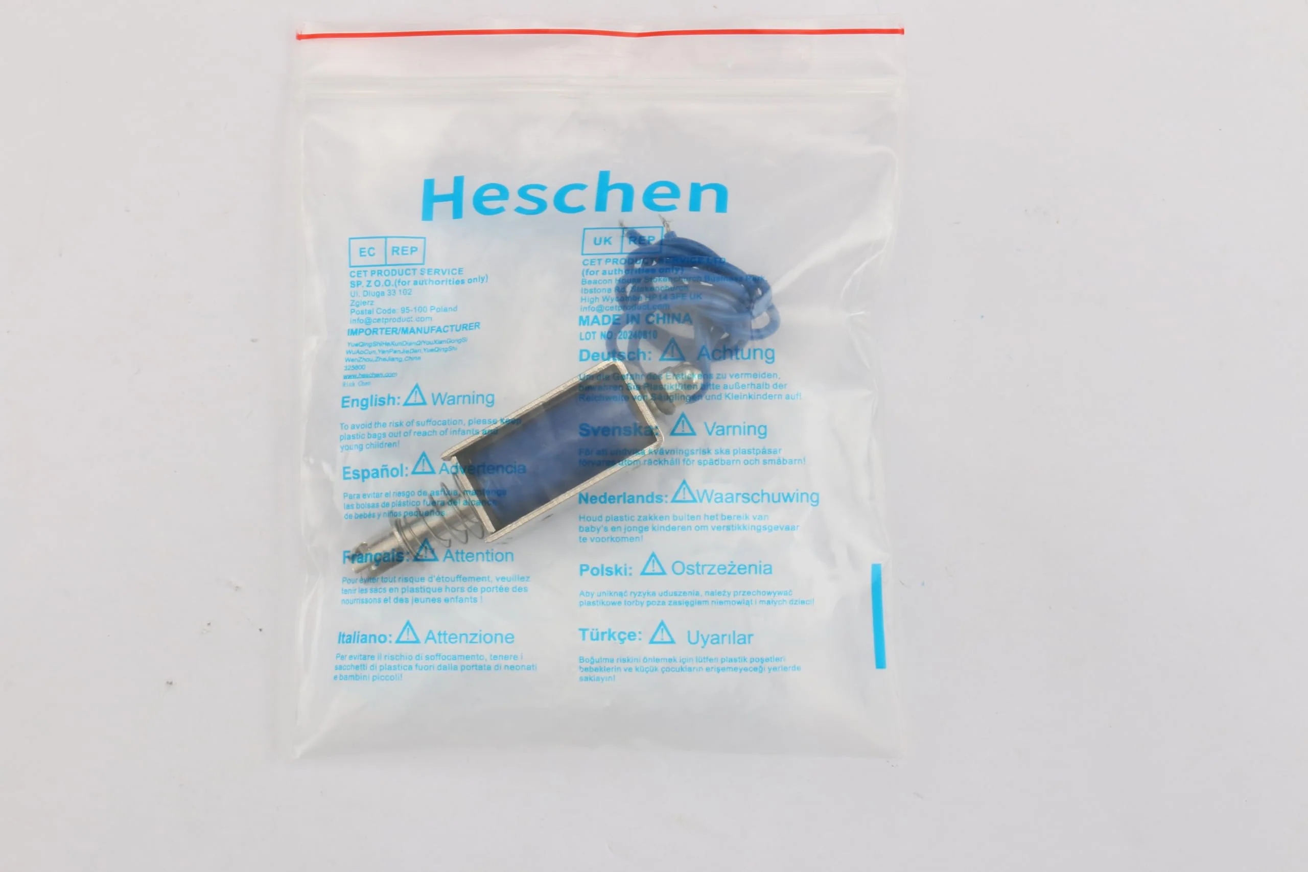 Electric Solenoid Electromagnet, Electric Magnets, HS-0530B Push Pull Type 24VDC 10mm Stroke 5N Force - Image 8
