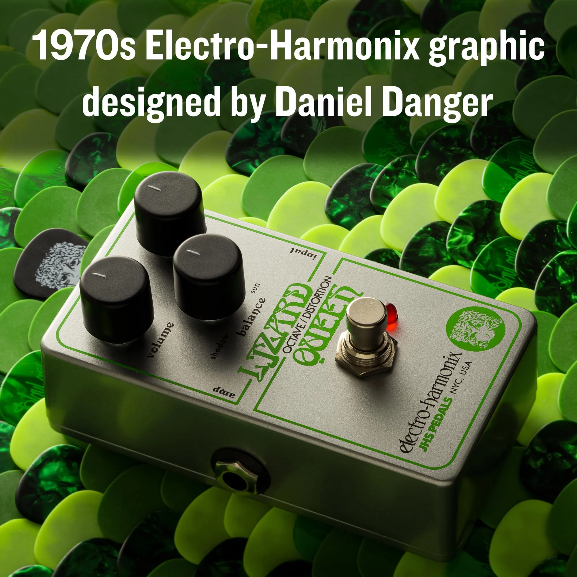 Electro-Harmonix Lizard Queen Octave Fuzz Pedal - Image 9