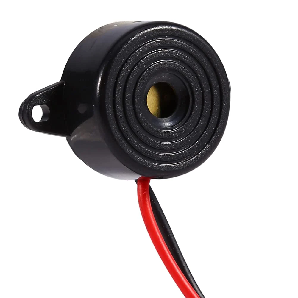 Electronic Buzzer, 3-24 V Piezo Electronic Sound Warning Buzzer Alarm 85-95 dB Continuous Sound Cable Length 100 mm - Image 5