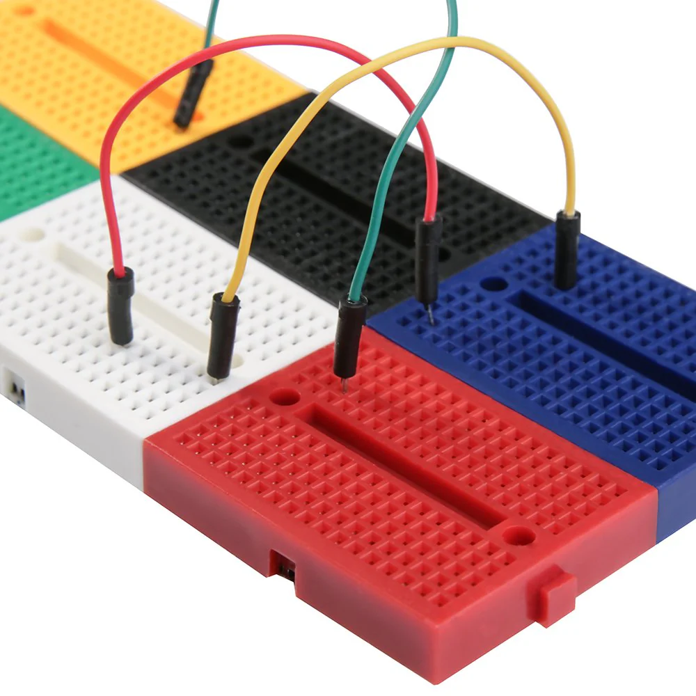 ELEGOO Breadboard Set of 6 170 Tie Points Mini Breadboard Kit for Arduino - Image 2