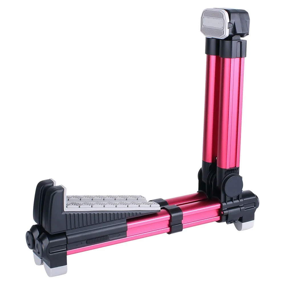 ENO Music Folding Acoustic Guitar Stand, Suitable for Electric Guitars, Bass Guitars Alumium red - Image 3