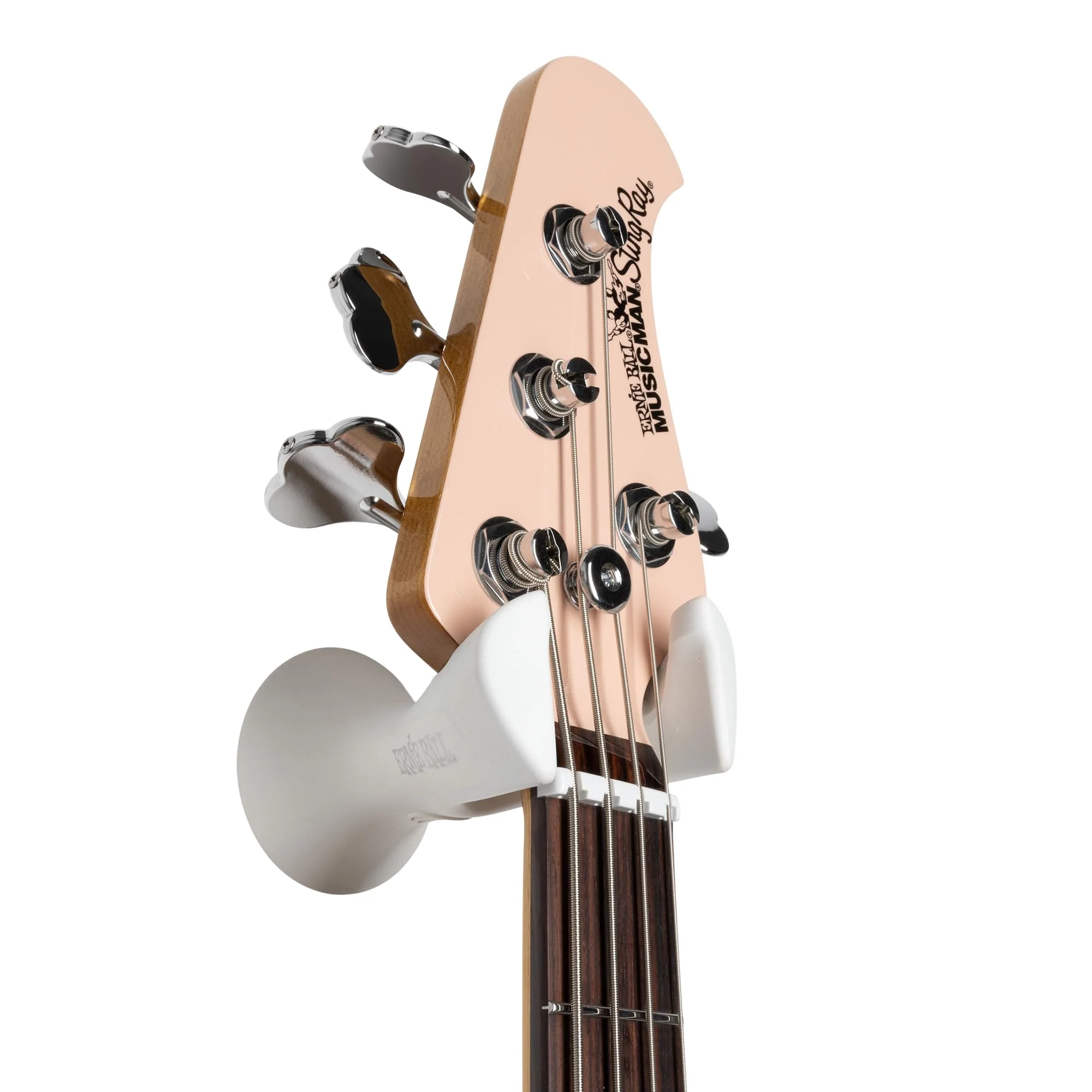 Ernie Ball Guitar/Bass Wall Mount Hanger - White (P09620) - Image 5