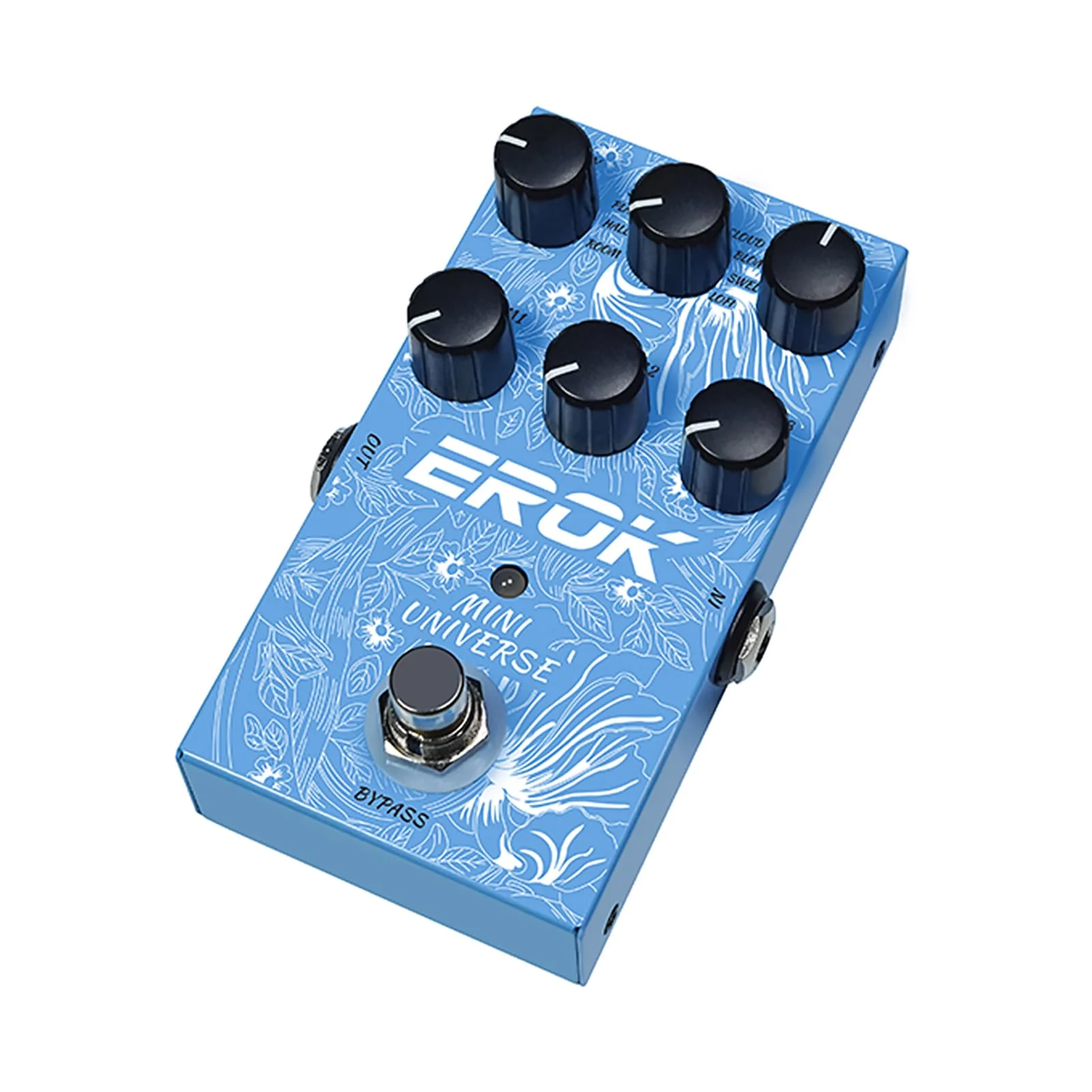 EROK Reverb Pedal – 9 Reverb Effects (Room, Hall, Plate, Spring, Shimmer, Cloud, Bloom, Swell, LoFi) for Electric Guitar, Bass & Piano - Image 7