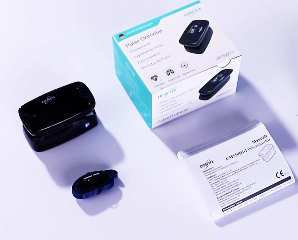 EUROPAPA Pulse Oximeter, Finger Pulse Oximeter, Ideal for Quick Measurement of Oxygen Saturation (SpO2), Simple Heart Rate Monitor for Adults, OLED Display (Black) black - Image 9