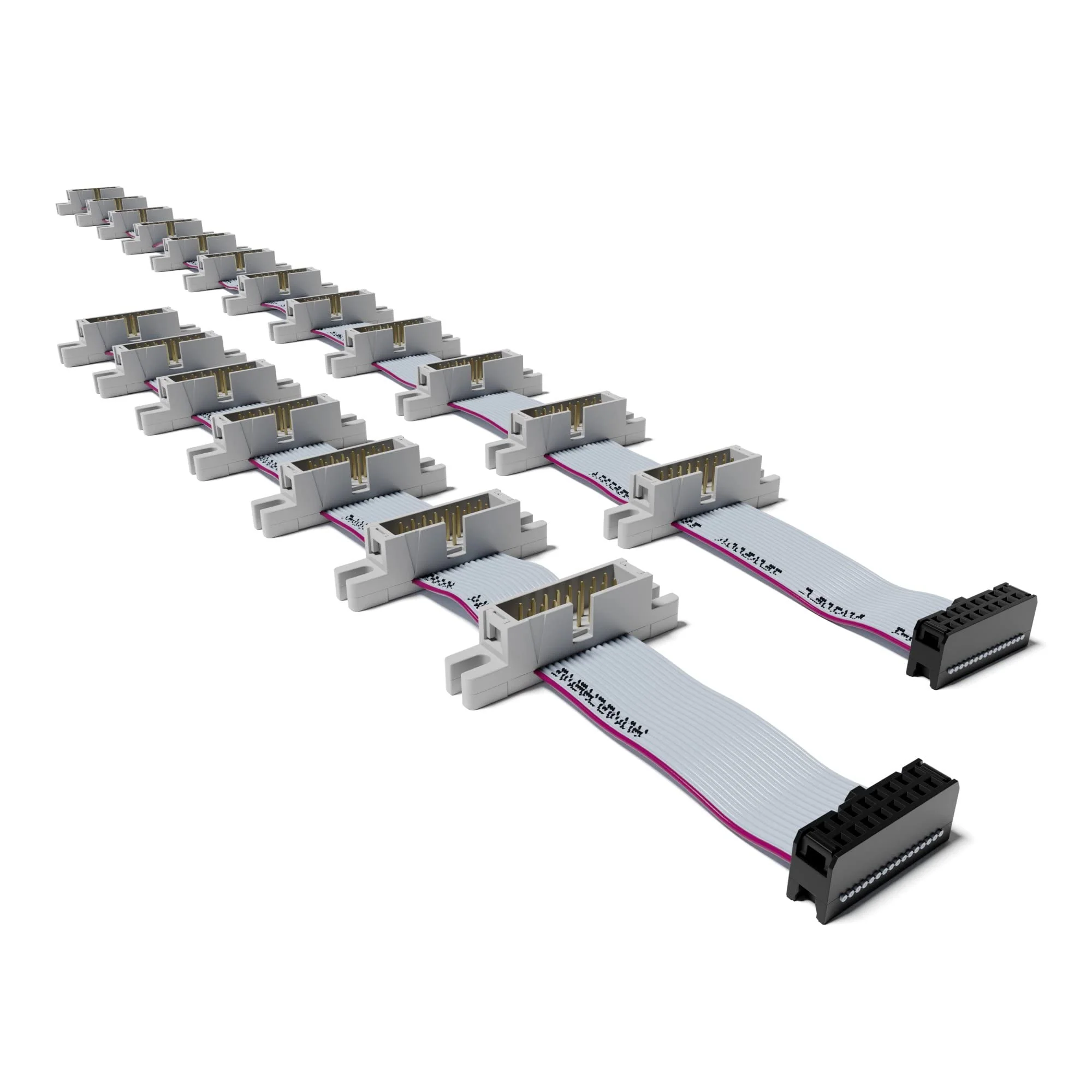 Eurorack Flat Ribbon Flying Bus Cable Modular Synth Synthesizer [30 cm - 11.81"] 30 cm - 11.81" - Image 9