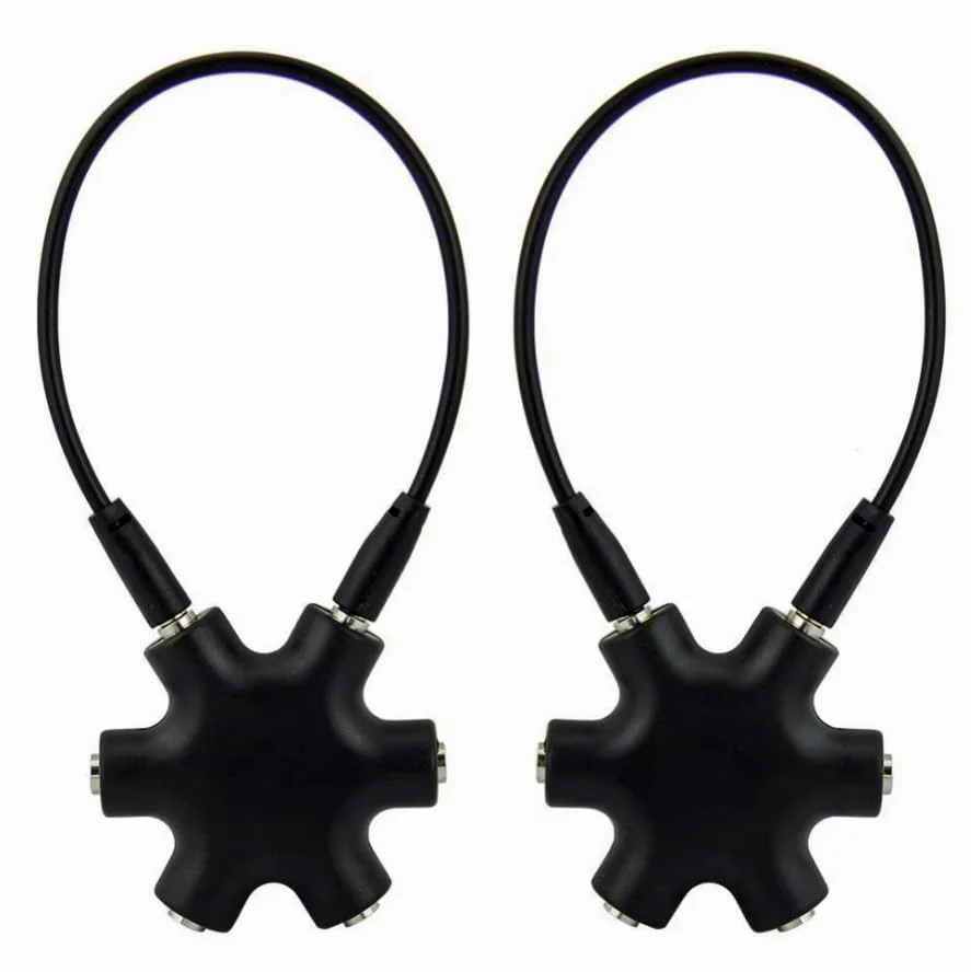 Eurorack Patch Cable Splitter - 5 Way, 6 Port (2Pack) 2Pack