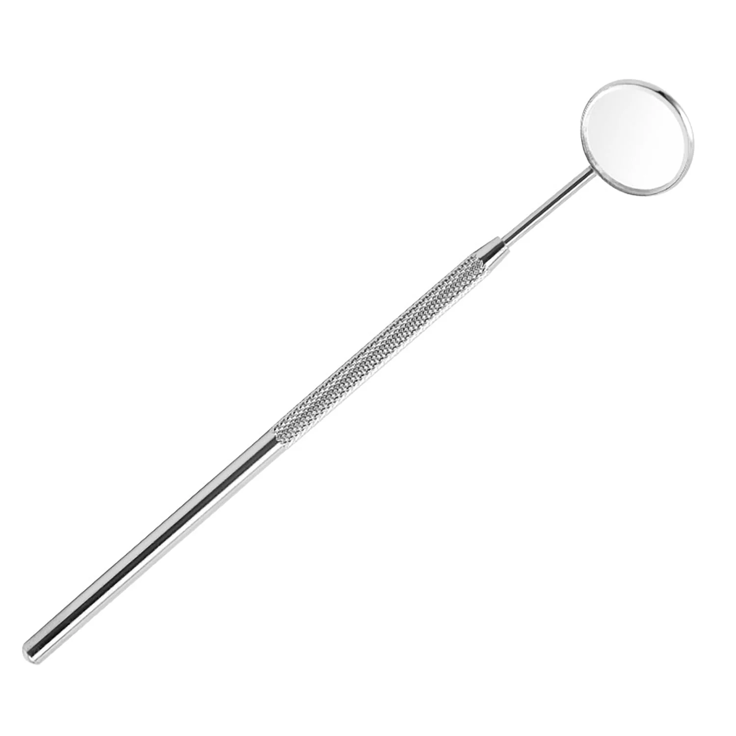 EUZUXU Dental Mouth Mirror Mouth Tooth Mirror Inspection Mirror Curve Angle Dentist Oral Care Mouth Control Extension Tool Silver