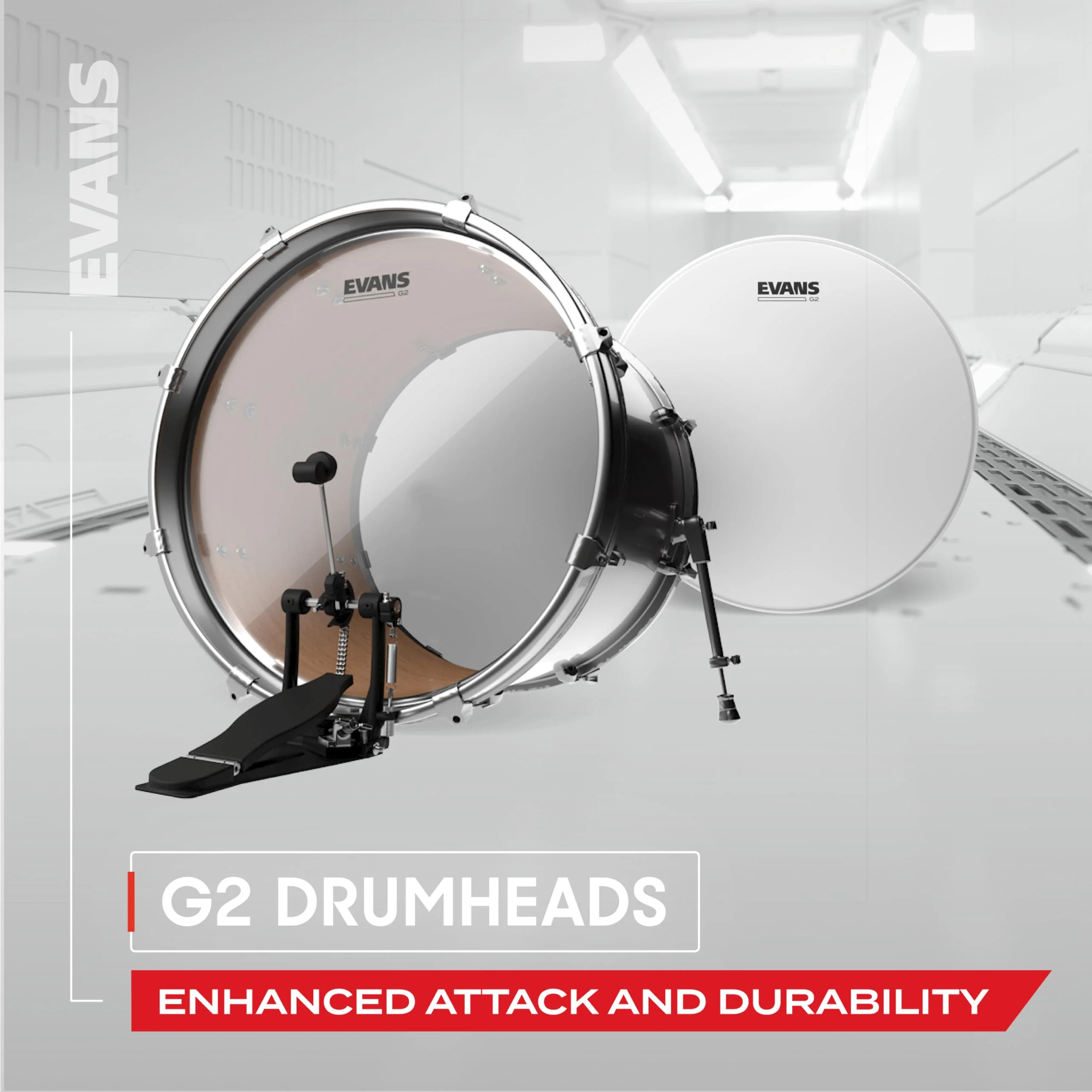 Evans Drum Heads - G2 Coated Tom Drumhead, 12 Inch - Image 3