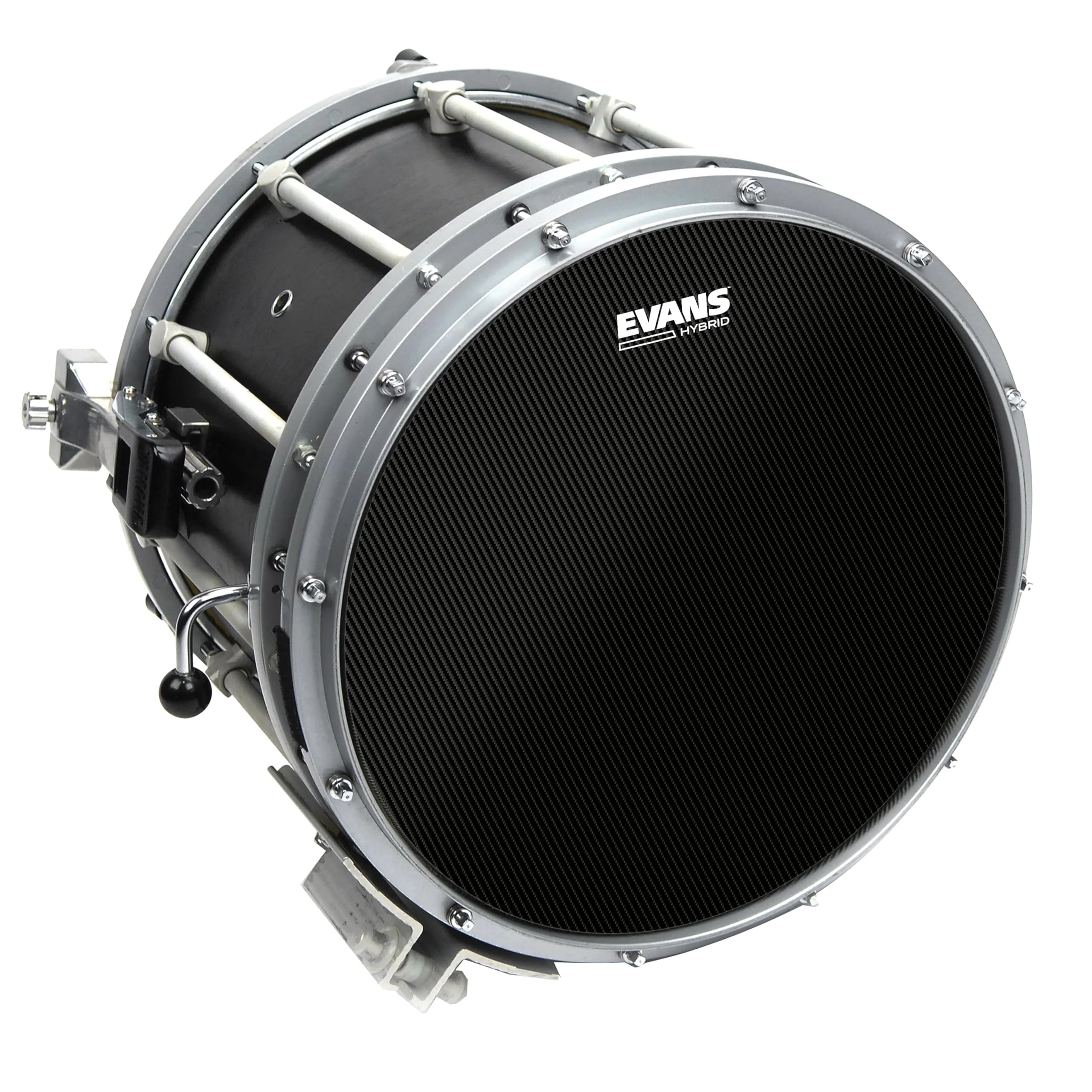 Evans Hybrid Black Marching Snare Drum Head-14 Inch Drumhead Pack (SB14MHB) 14 Inch - Image 3