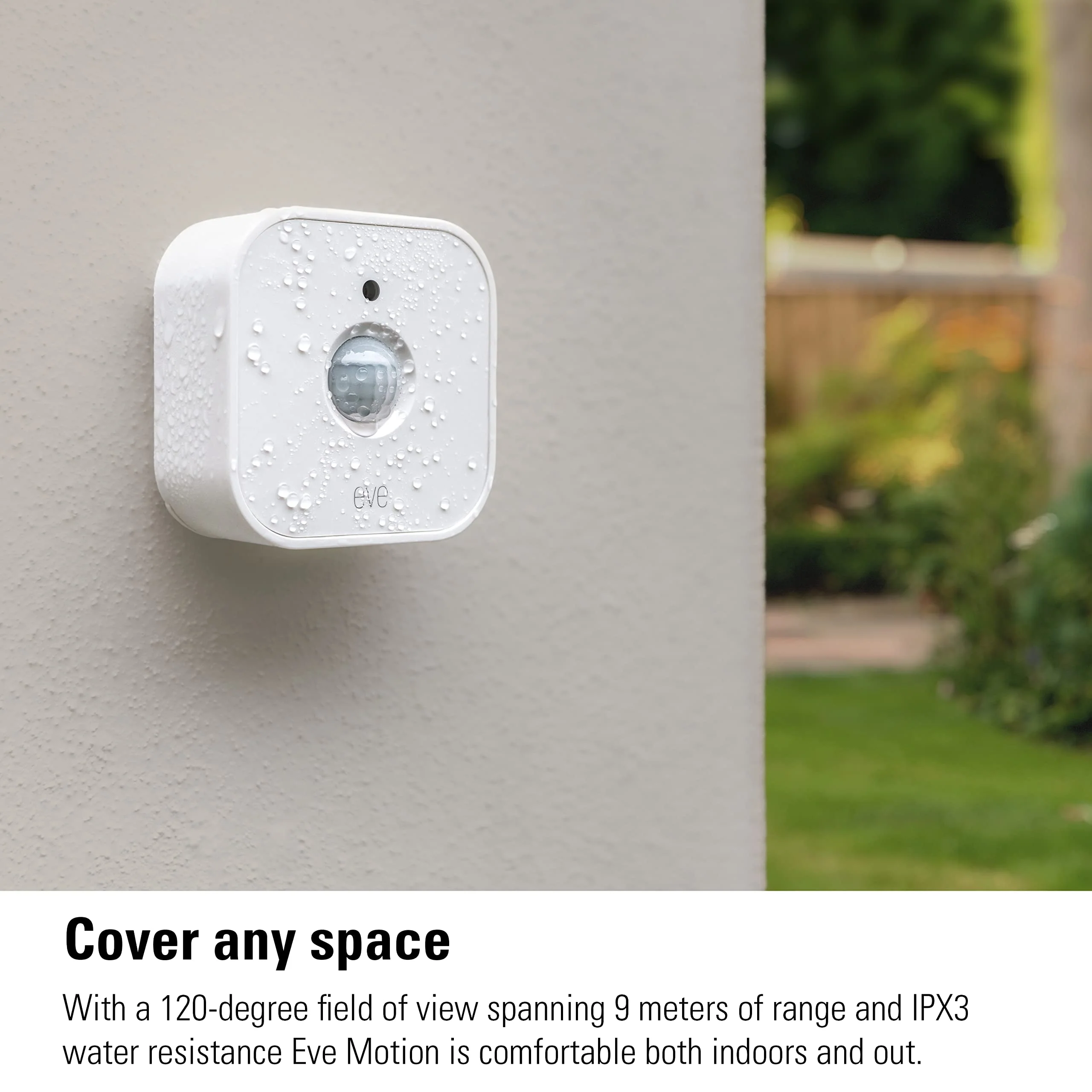 Eve Motion (Matter) - Smart motion sensor with light sensor, IPX3 water resistance, automatic activation of lights and devices, Thread - Image 6