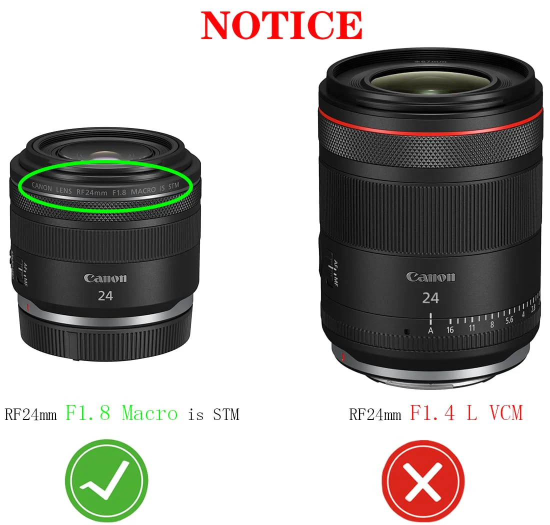 EW-65B Lens Hood for Canon RF 24mm F1.8 Macro is STM Lens, EW65B Digital Tulip Flower 52mm Lens Hood - Image 2