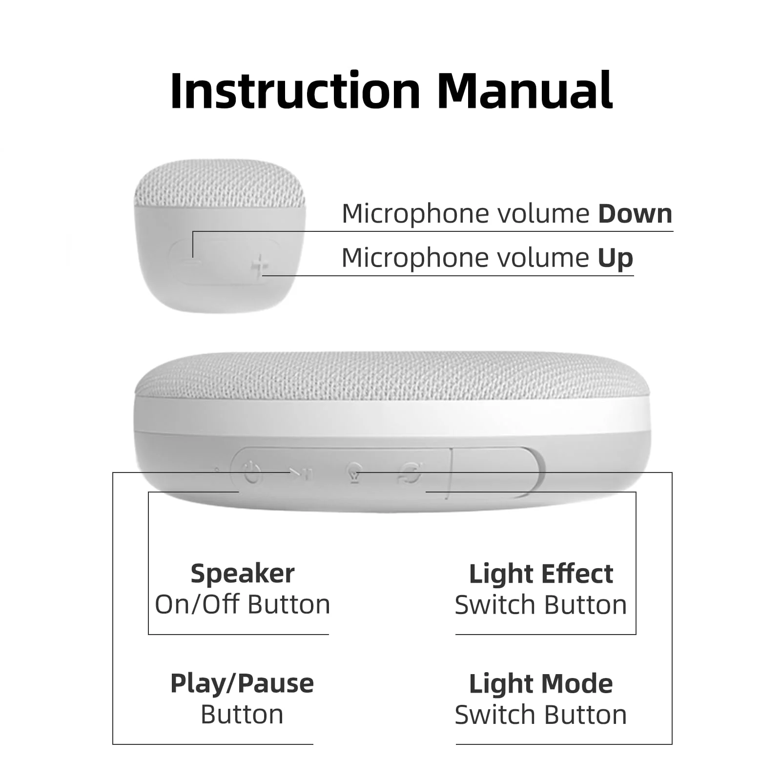 EZVALO Karaoke Machine, Portable Bluetooth Shower Speaker with 2 Wireless Microphones and Lights for Adults, Birthday Gifts for Girls Family Home Party - Image 8