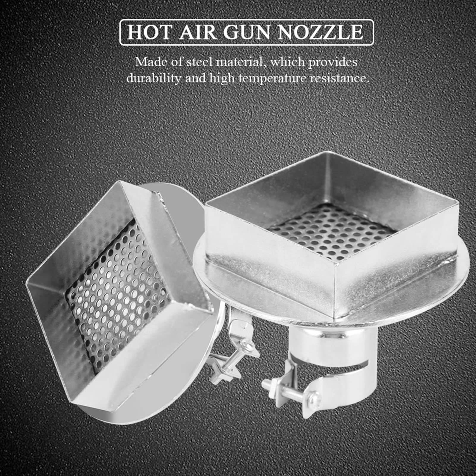 Fafeicy Hot Air Gun Nozzle, Hot Air Nozzle, Hot Air Nozzle Mouth Tips for 850 Hot Air Soldering Station, BGA Soldering Stations (45 x 45 mm), Hot Air Guns (45 x 45 mm) 45*45mm - Image 8