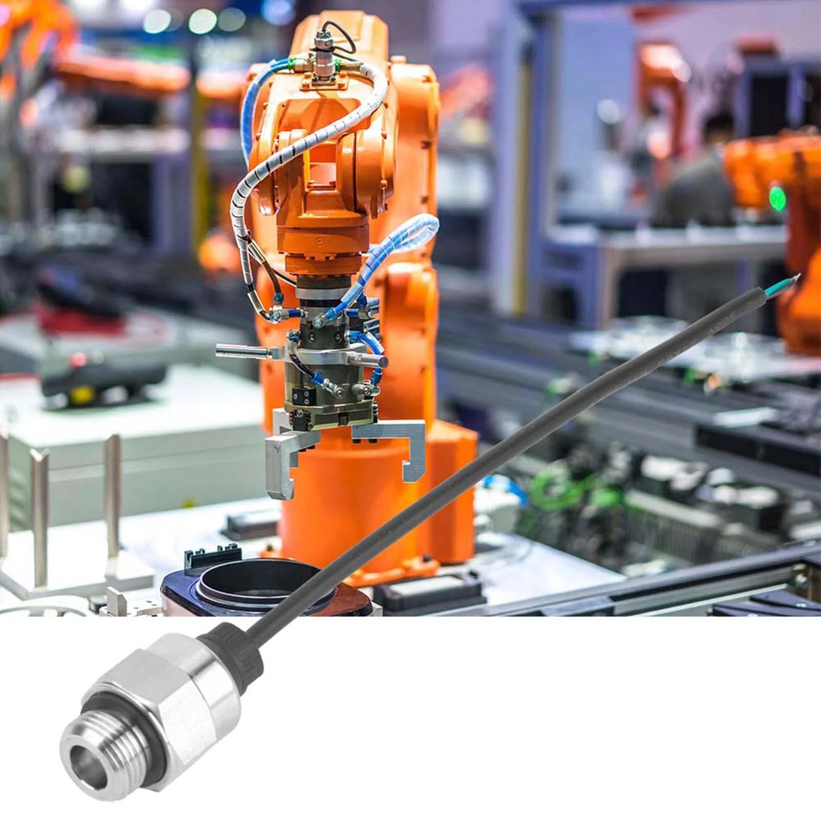 Fafeicy IP65 0~5 BAR Analogue Signal Highly Accurate Water Pressure Sensor Piezoresistive Technology with G3/8 Screw Connection (0~5 BAR) - Image 3