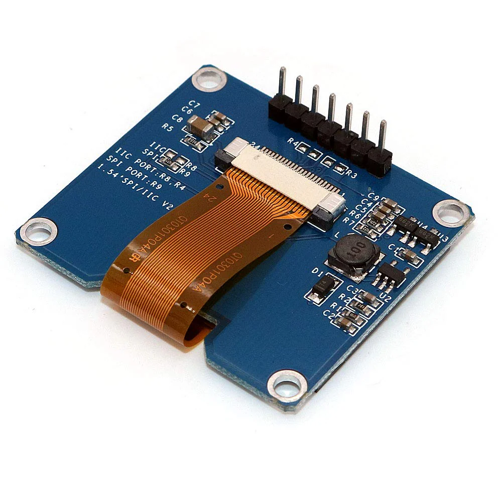 Fasizi 1.54 Inch OLED Display Module 128 x 64 SPI IIC Interface OLED Screen Board 3.3-5 V UART White Writing - Image 4