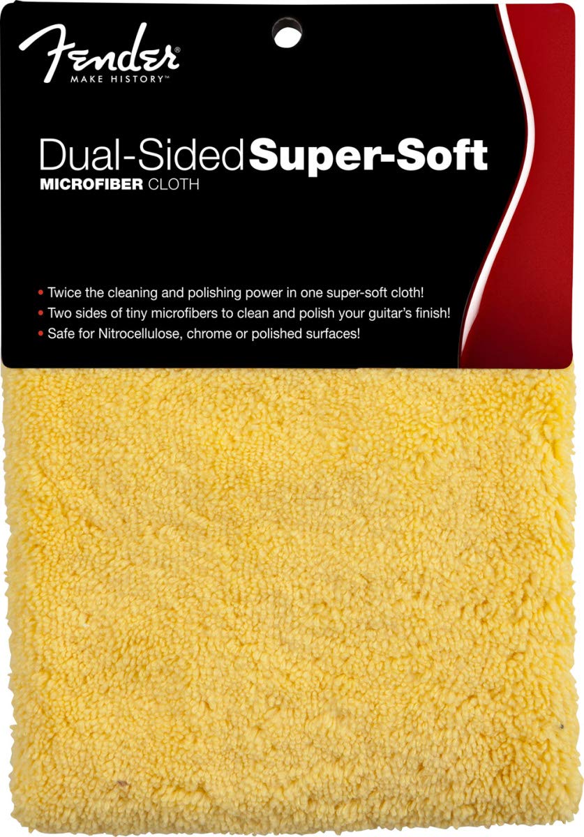 Fender Guitar Super Care Kit Bundle with Custom Shop Deluxe Guitar Care System 4 Pack, Super-Soft Dual-Sided Microfiber Cloth, and Fender Factory Microfiber Cloth Kit w/ Fender Microfiber Cloths - Image 8