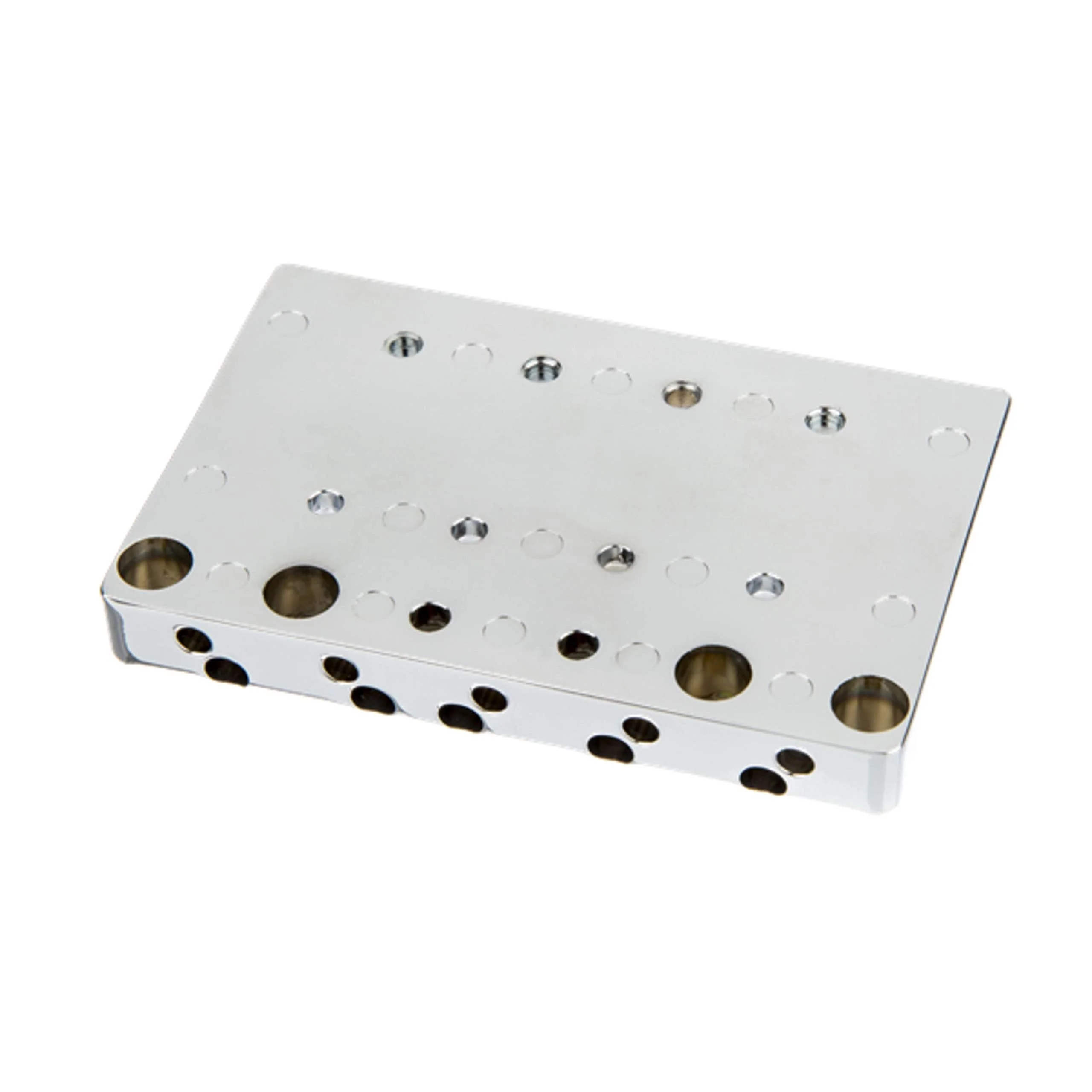 Fender HiMass 5-String Bass Wide Bridge Assembly with Zinc Saddles - Chrome - Image 3
