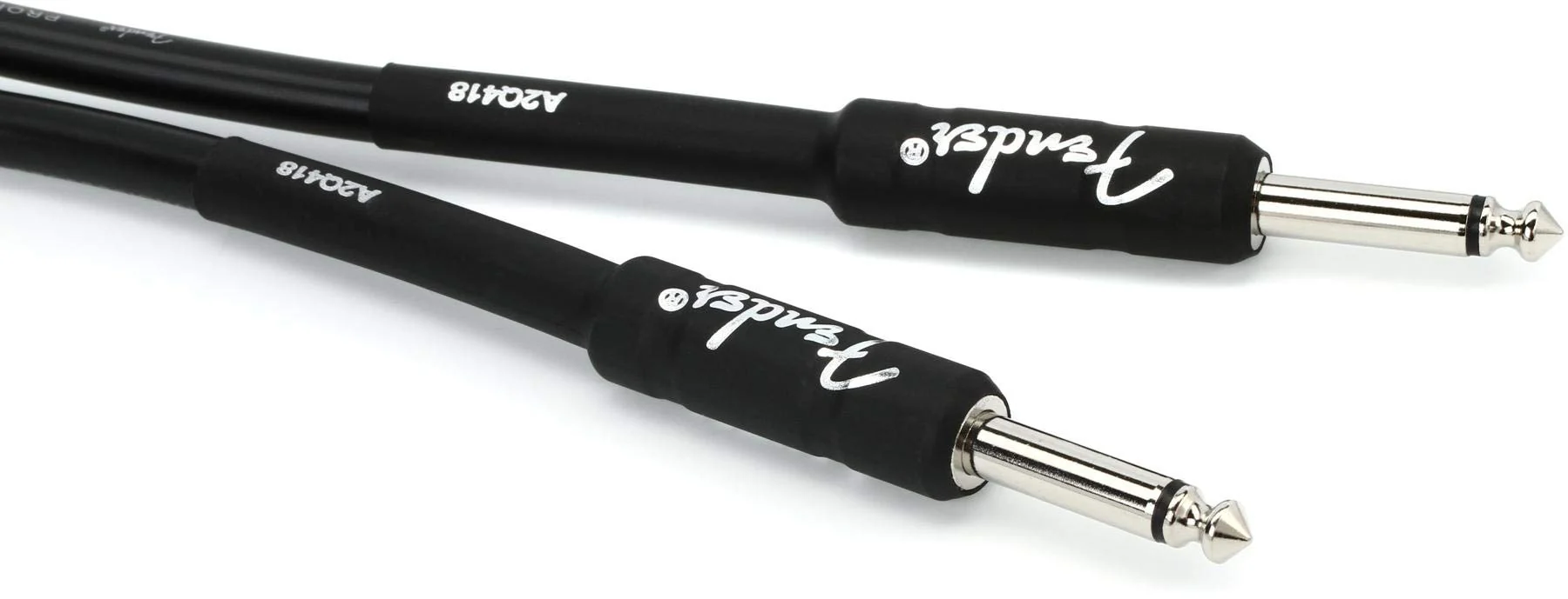 Fender Professional Series Instrument Cable, Guitar Cable 10 ft, Stage Ready with Anti-Kinking Design, Black 10ft Straight/Straight